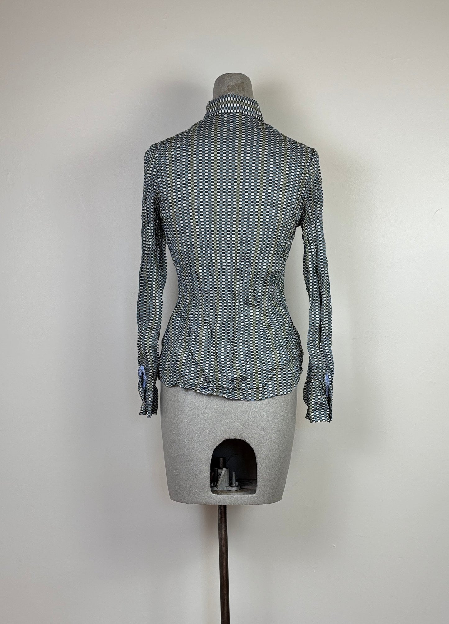 Miki Thumb  ~  Liberty Print Crinkle Shirt - Rohan Ocean