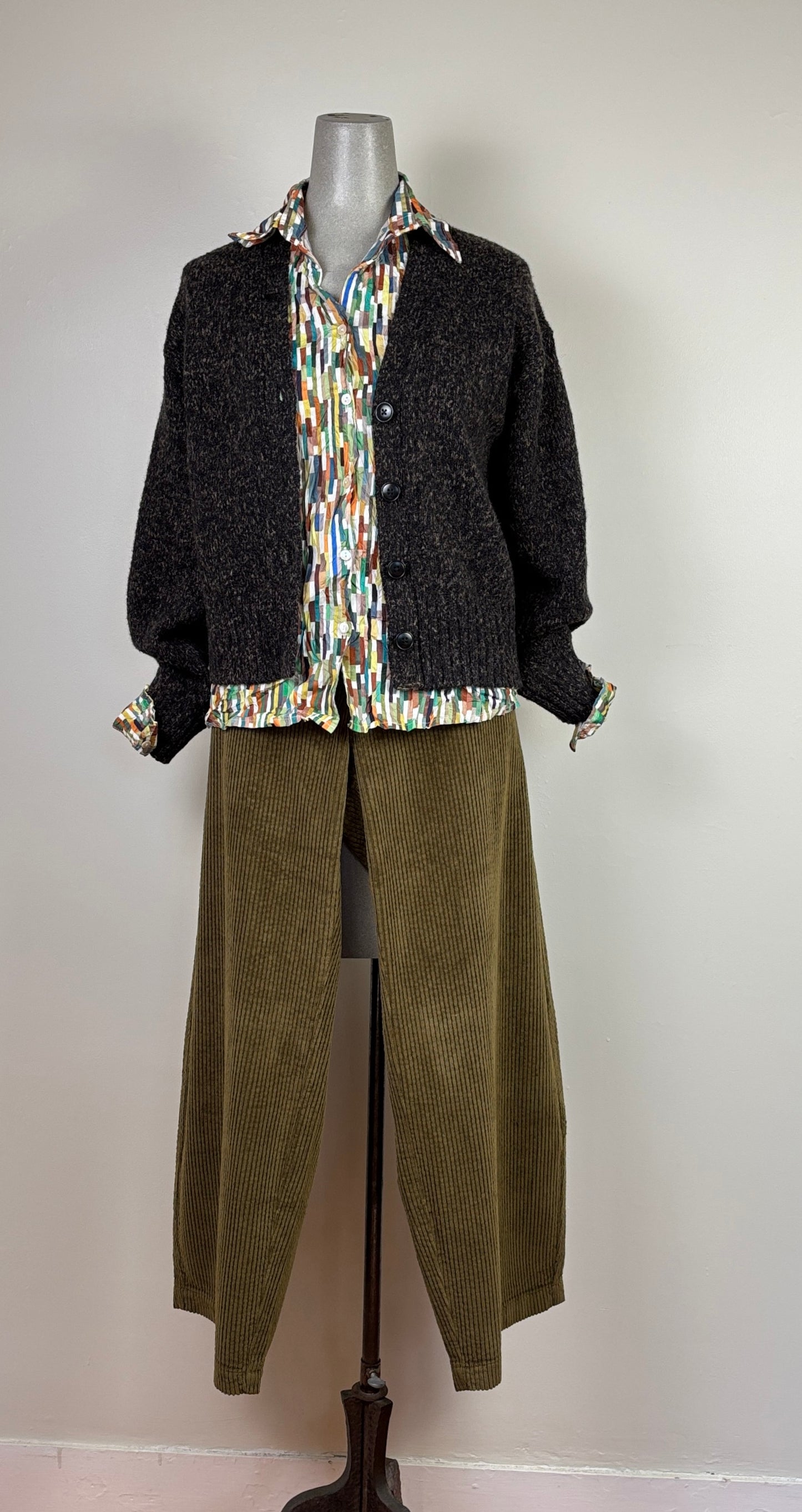 Miki Thumb ~ Liberty Print Crinkle Shirt - Maksi Multi