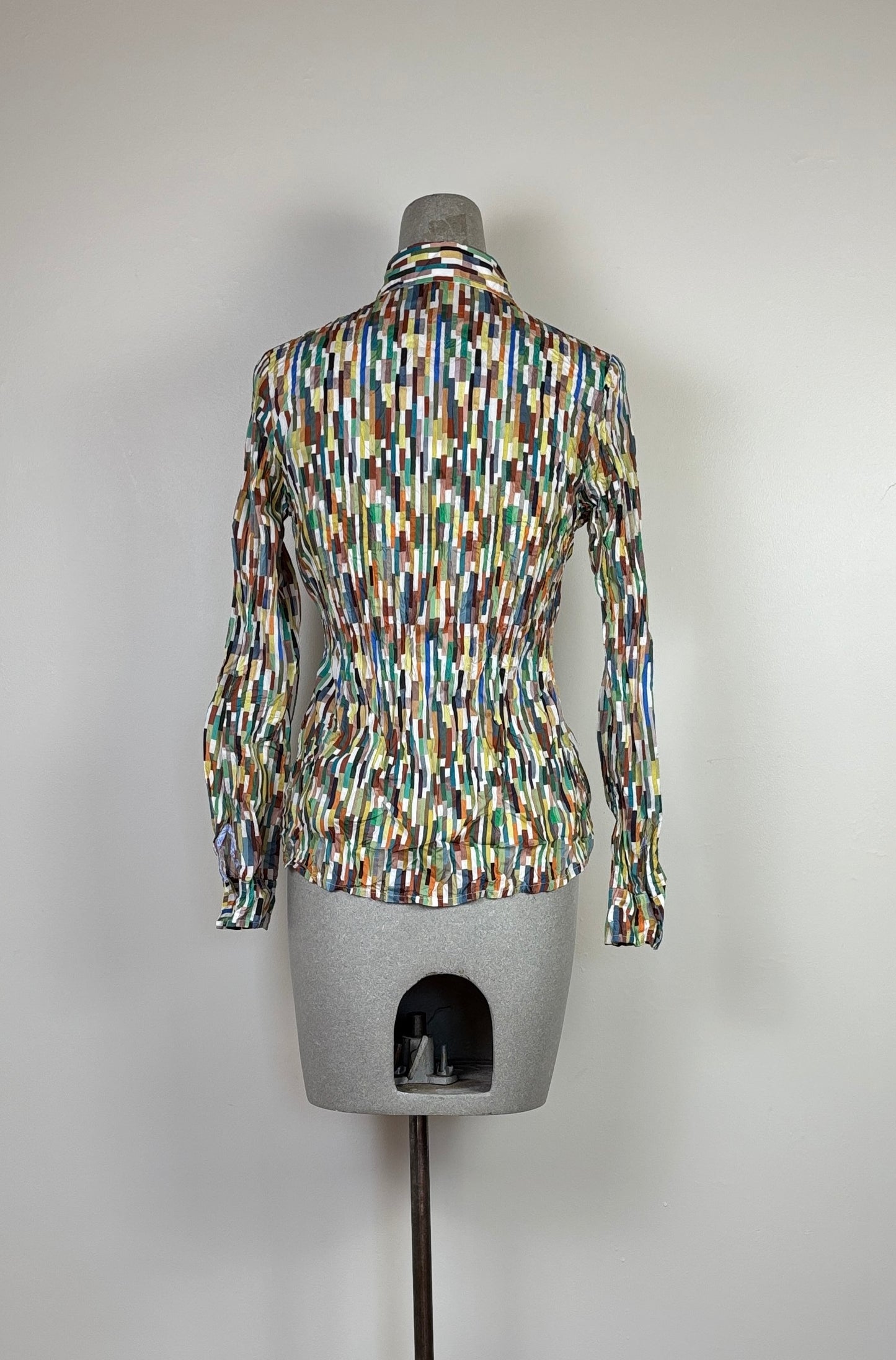 Miki Thumb ~ Liberty Print Crinkle Shirt - Maksi Multi