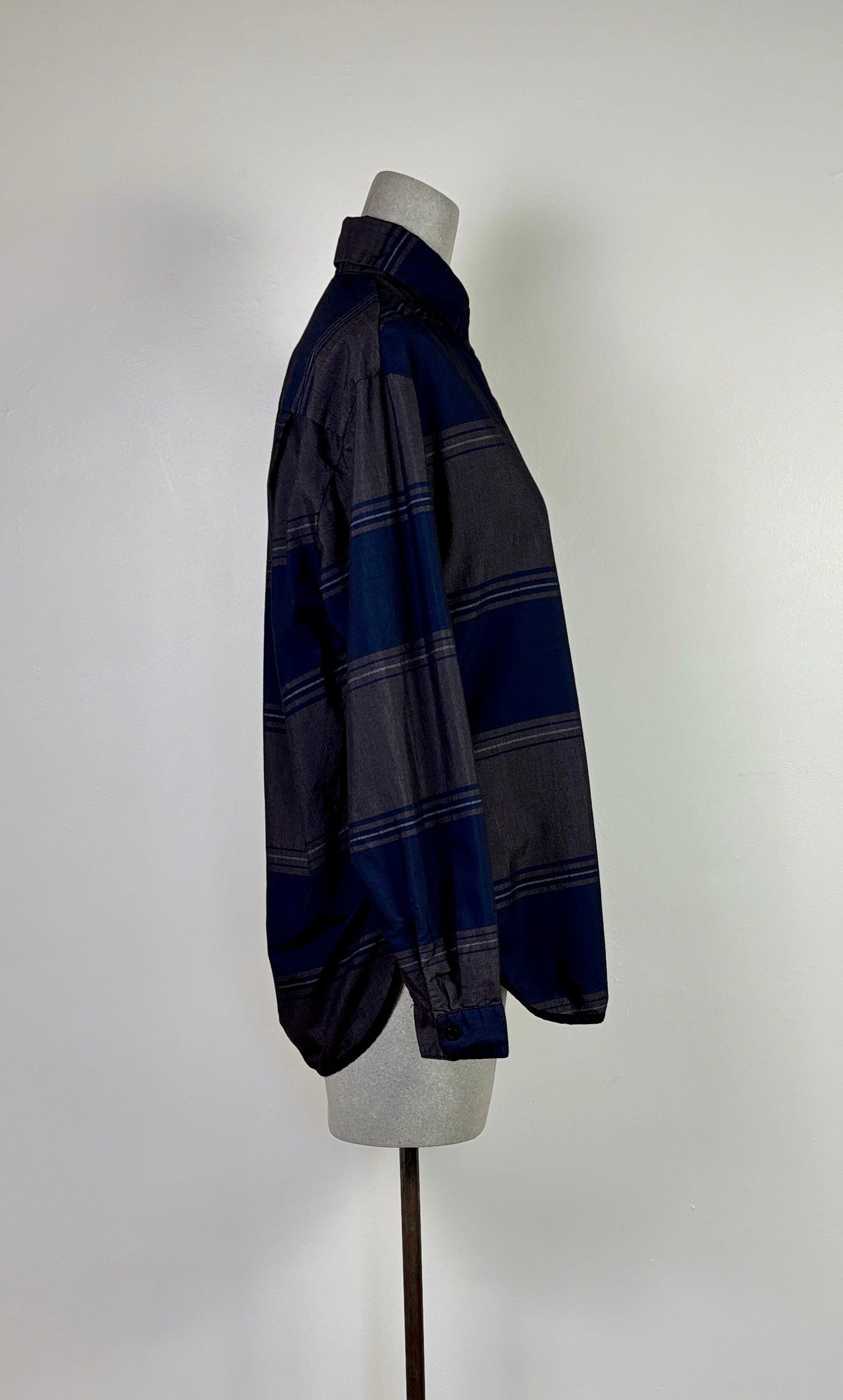 Prairie Underground ~ Replica Shirt #1514 - Navy Stripe
