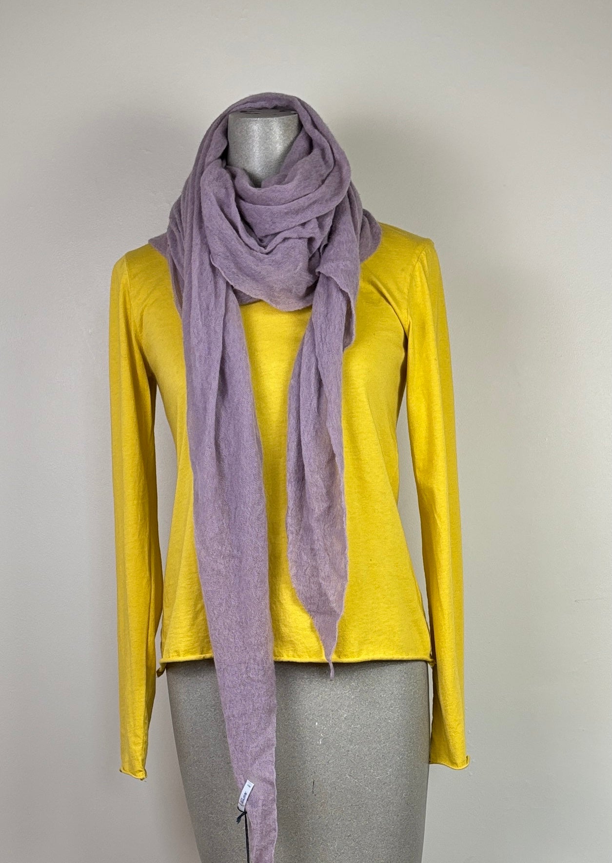 Pin 1876 ~ Cashmere Diamond Scarf - Pale Lilac