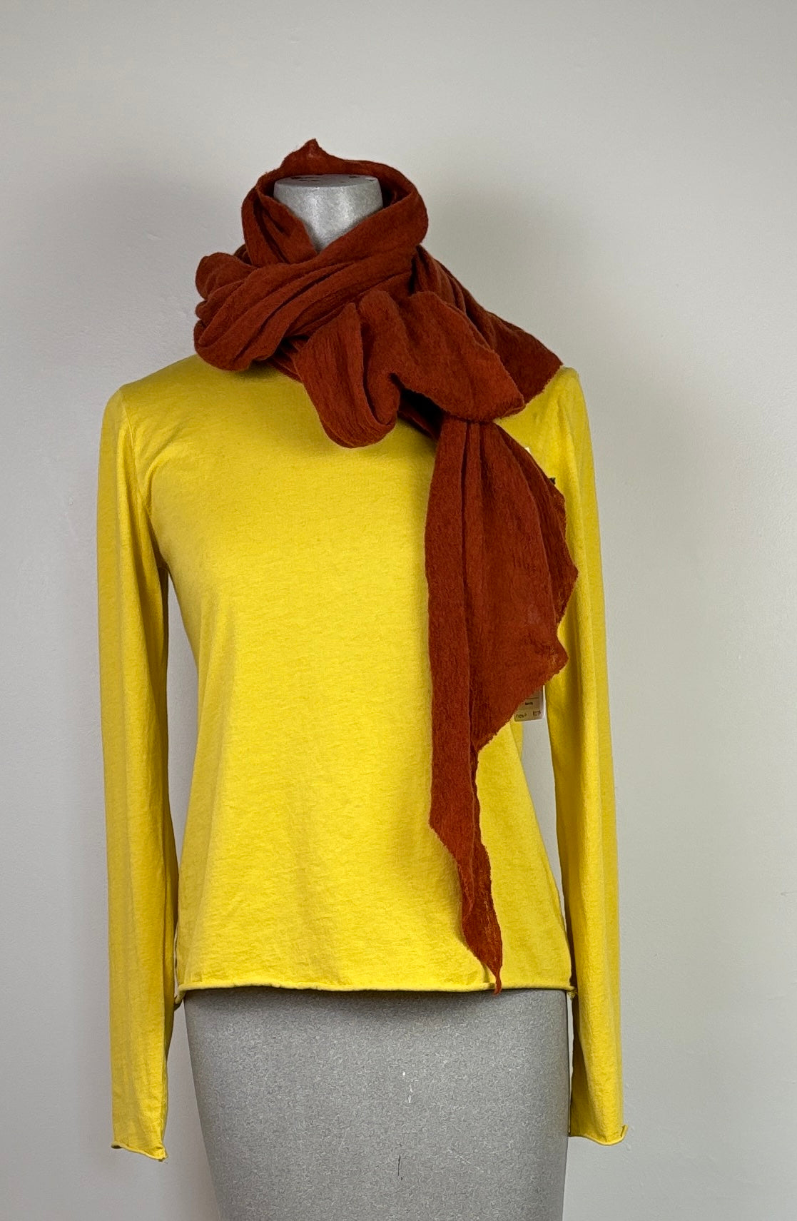 Pin 1876 ~ Cashmere Diamond Scarf - Russet