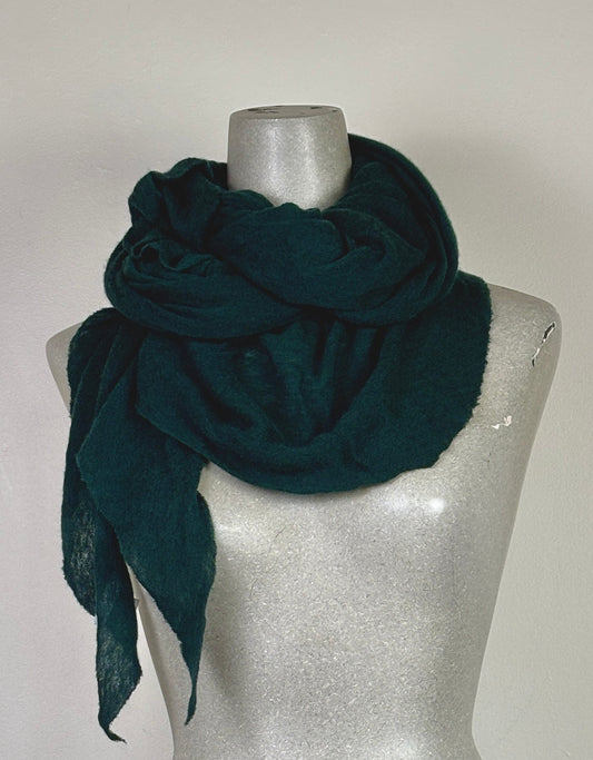 Pin 1876  ~  Cashmere Diamond Scarf - Pine