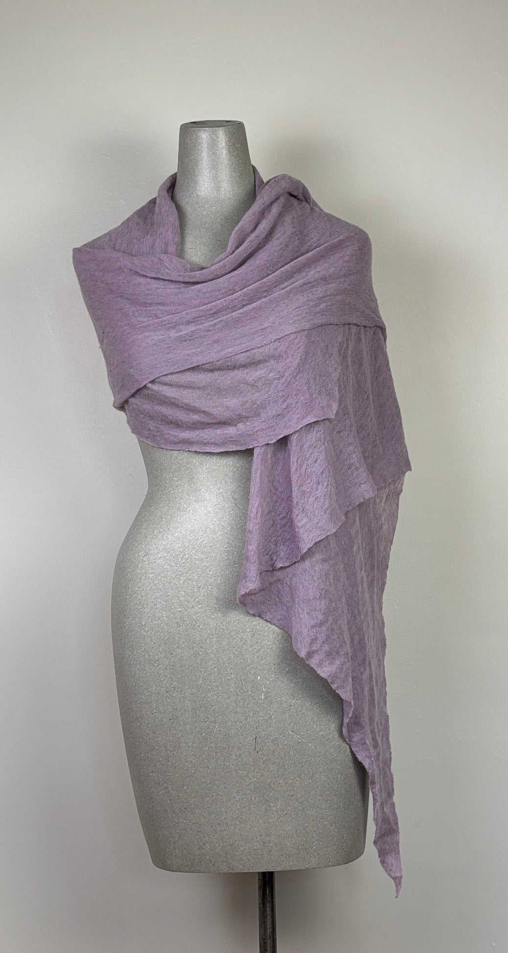 Pin 1876 ~ Cashmere Diamond Scarf - Pale Lilac