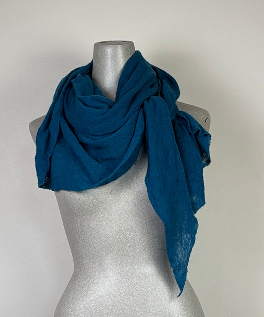 Pin 1876  ~  Cashmere Diamond Scarf - Teal