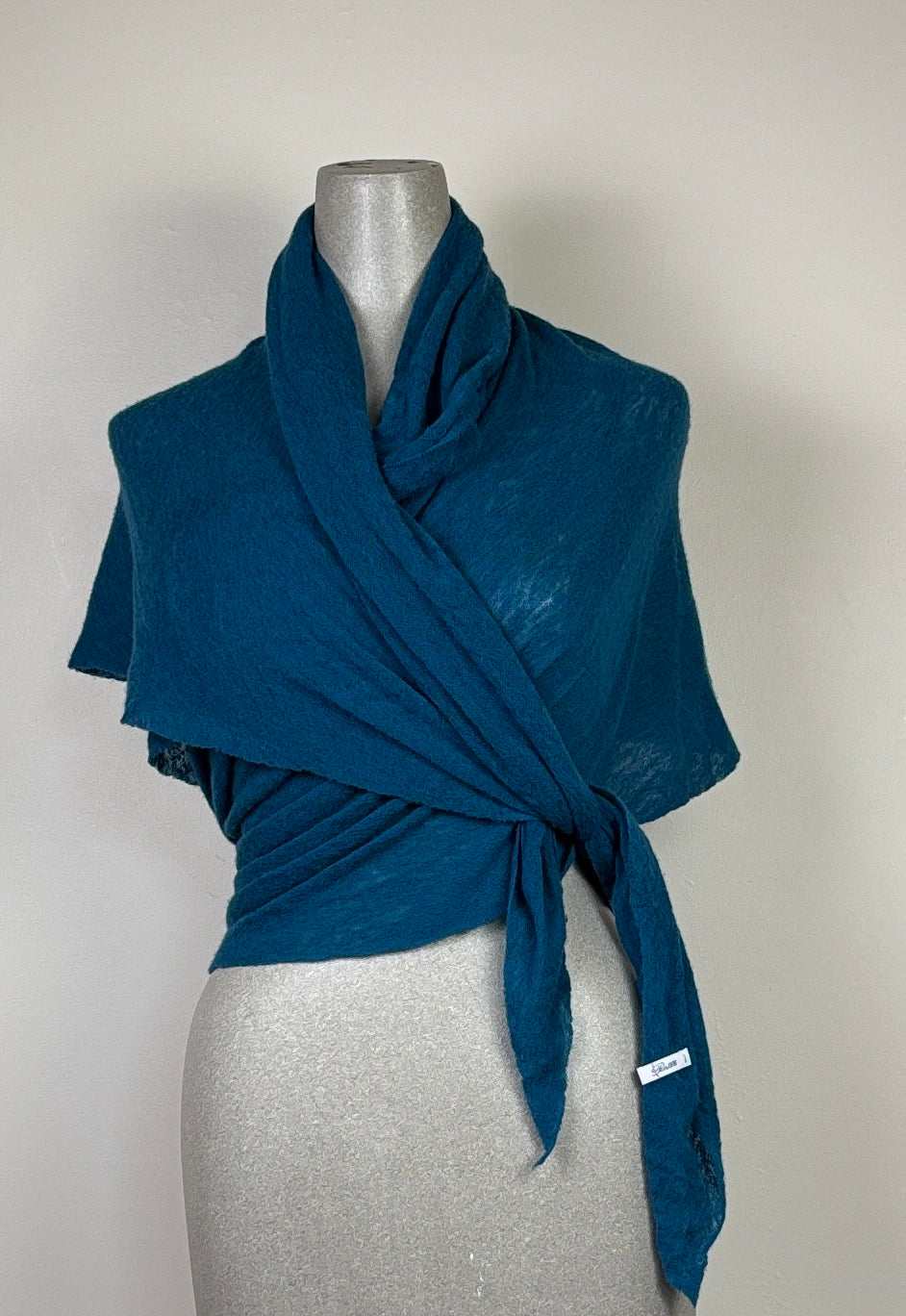 Pin 1876 ~ Cashmere Diamond Scarf - Teal