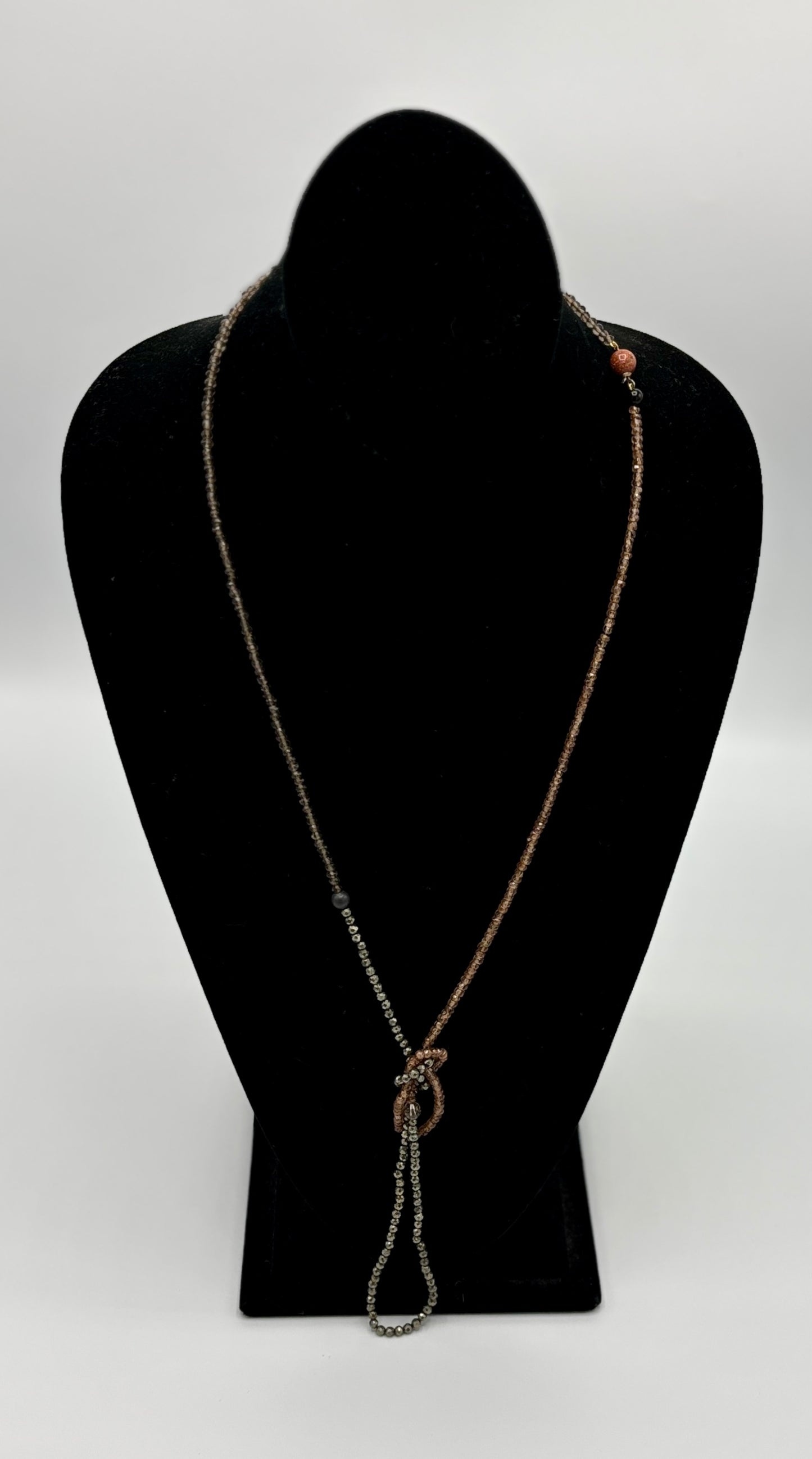 Rebecca Brenner Jewelry ~ Pyrite and Topaz Necklace