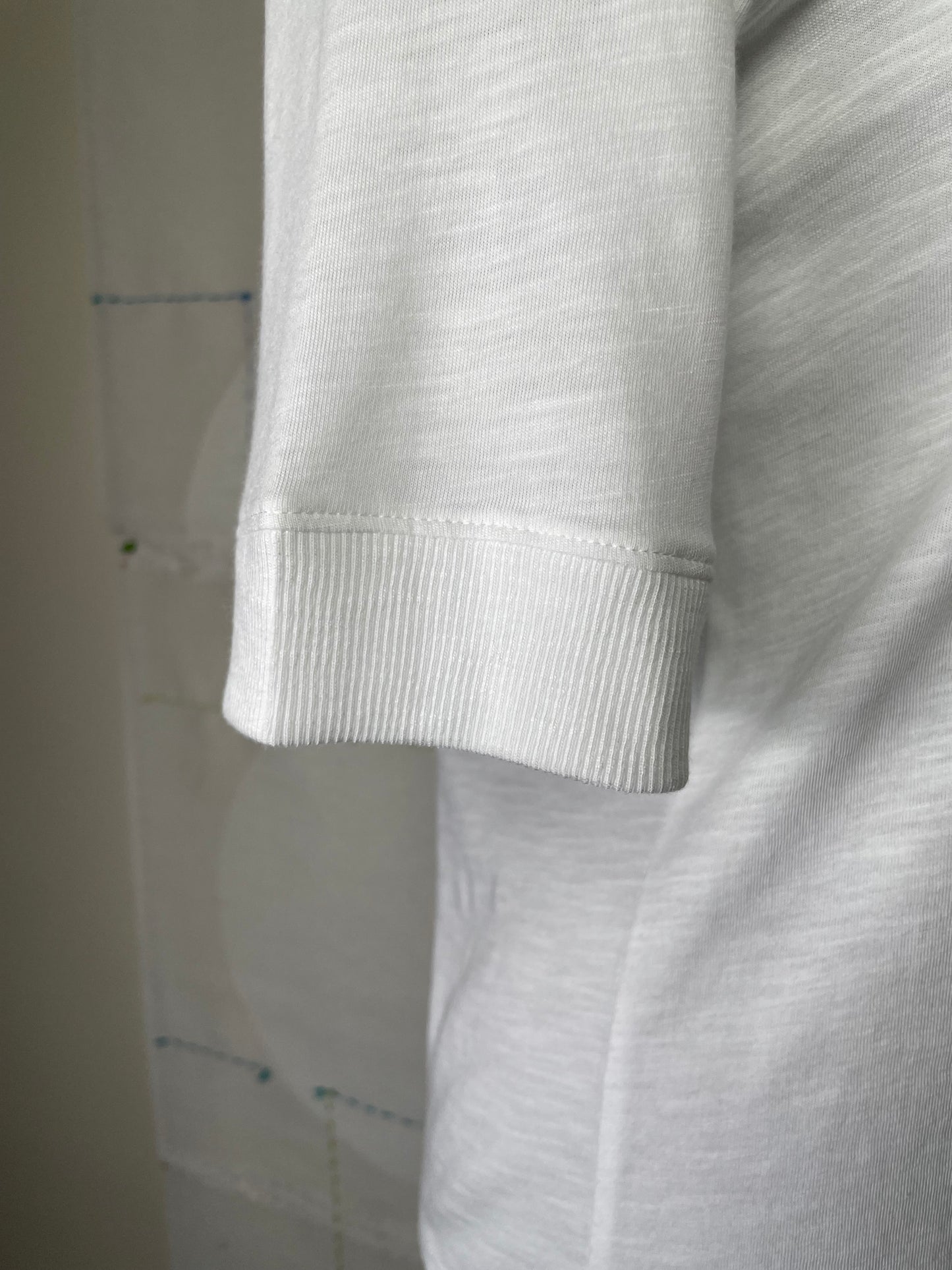 Lilla P. ~ Elbow Sleeve Ballet Neck- White