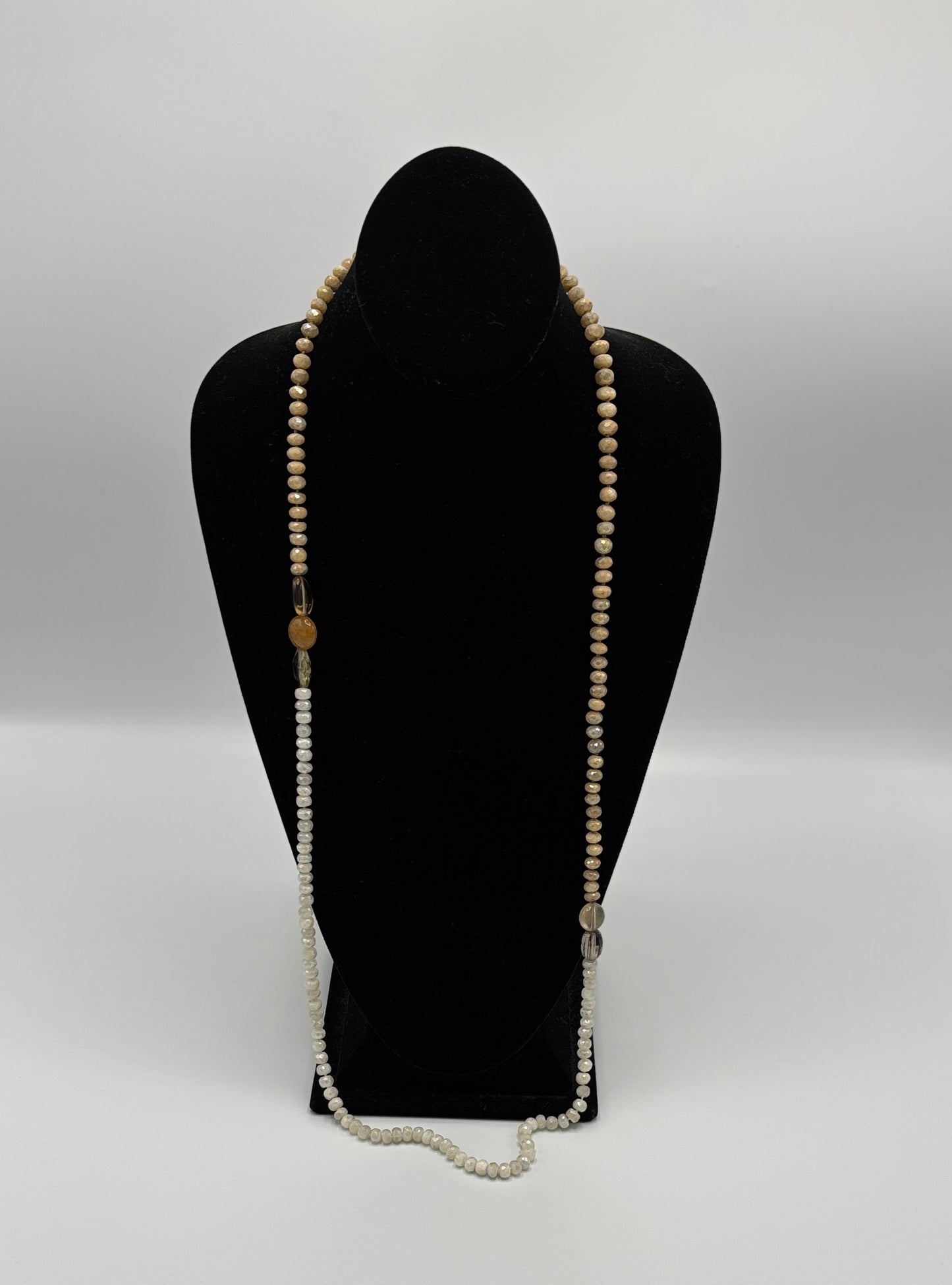 Rebecca Brenner Jewelry ~ Mixed Light Color Sapphire Necklace
