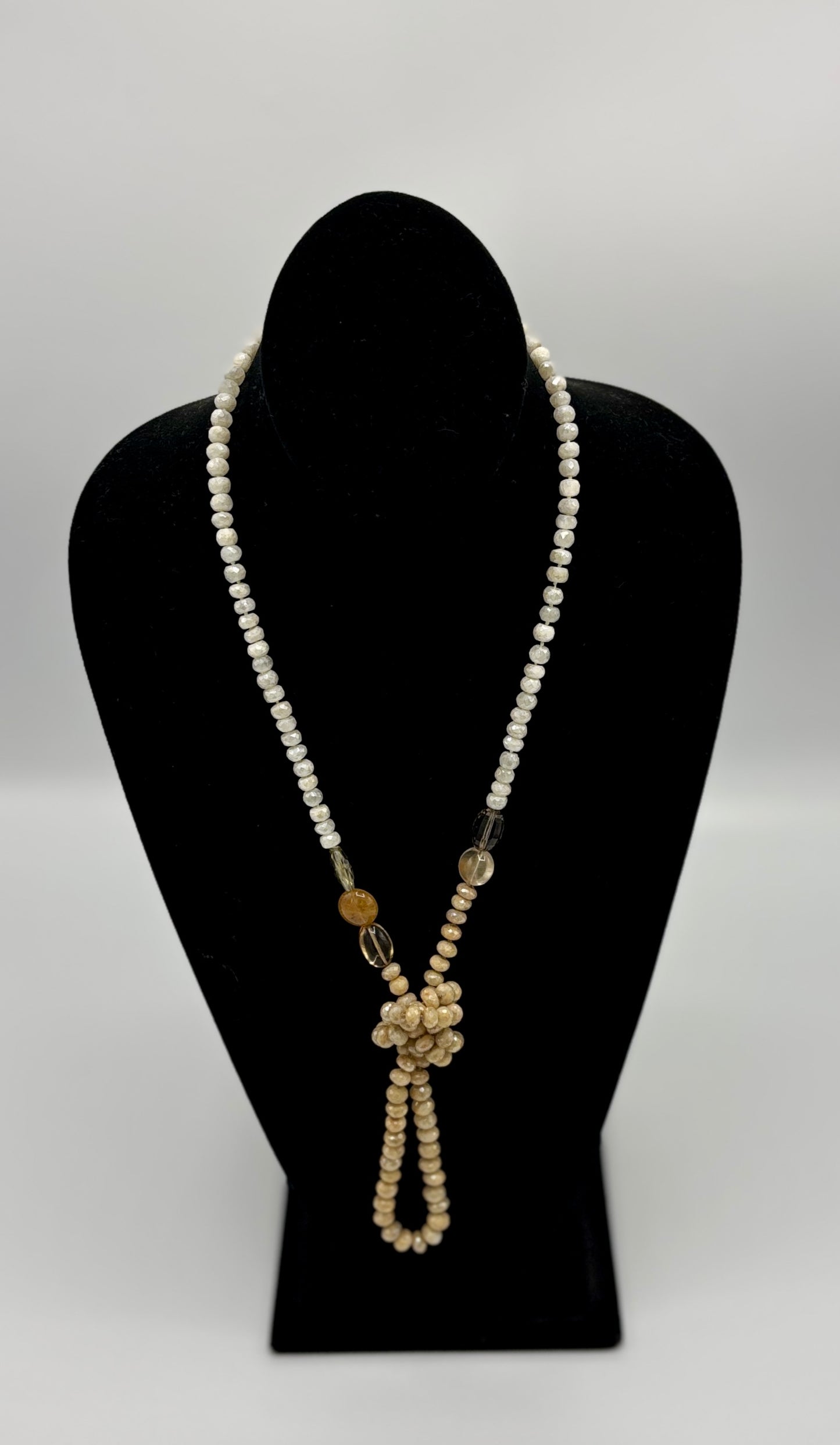 Rebecca Brenner Jewelry ~ Mixed Light Color Sapphire Necklace