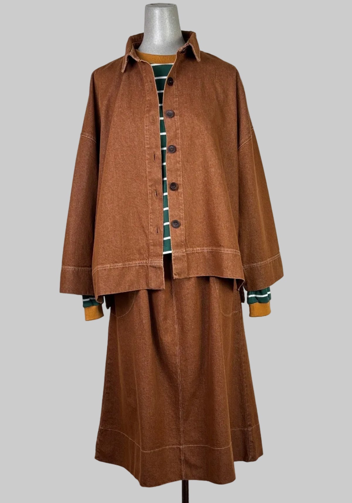 Beaumont Organic ~ Alma-Leigh Skirt - Bark Brown