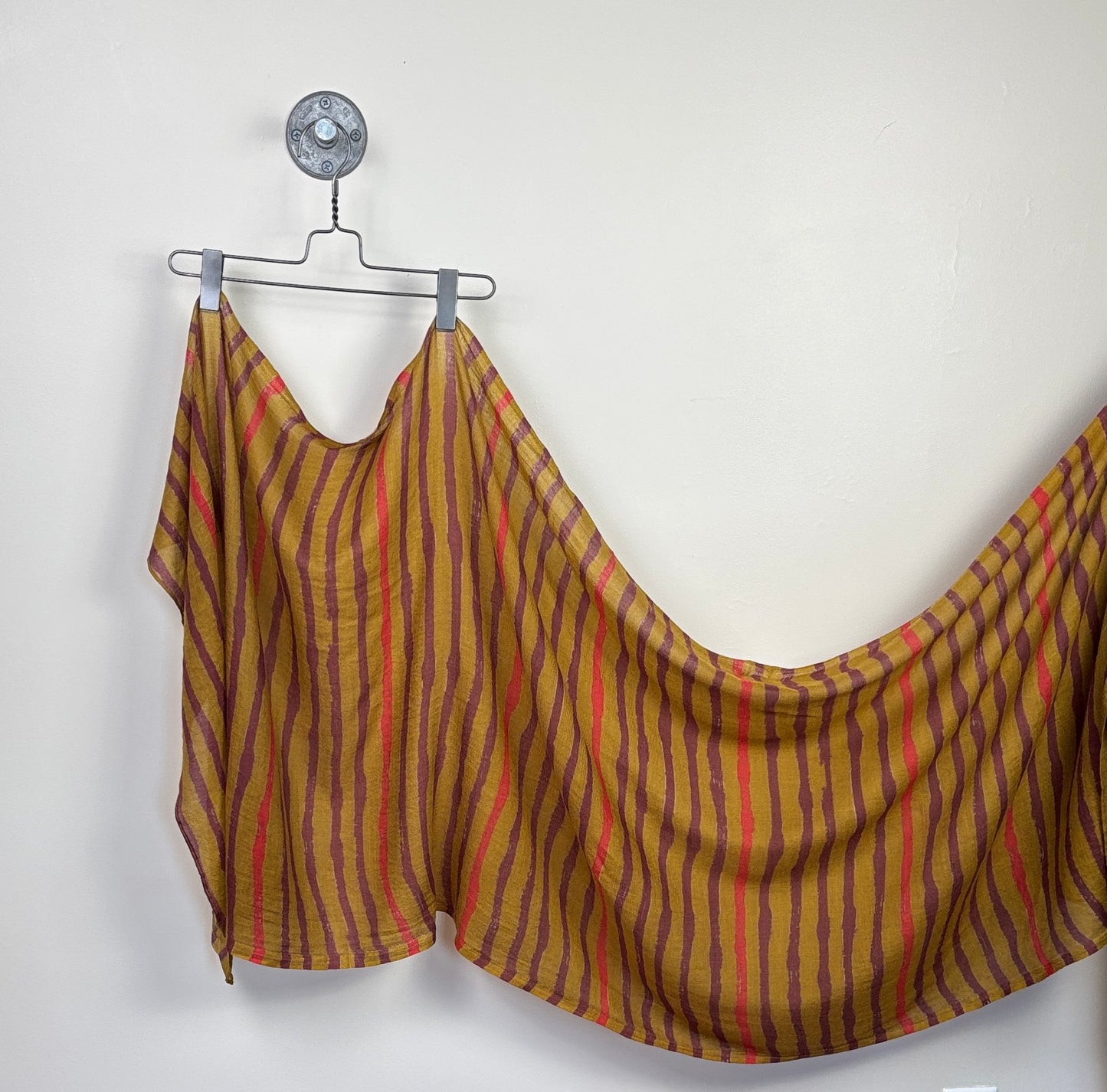 Neeru Kumar  ~  Wool Scarf - Gold/Purple