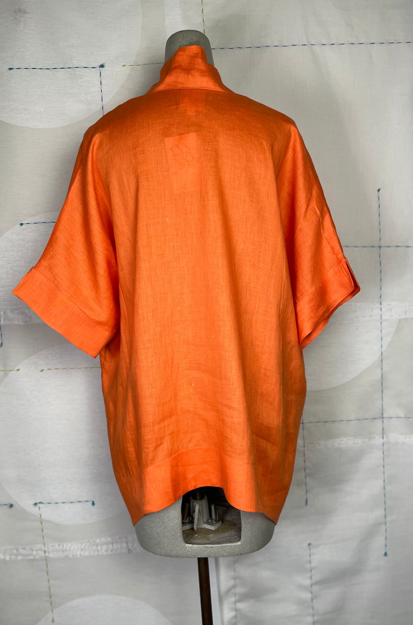 MSquare ~ Fleur Shirt - Vivid Orange
