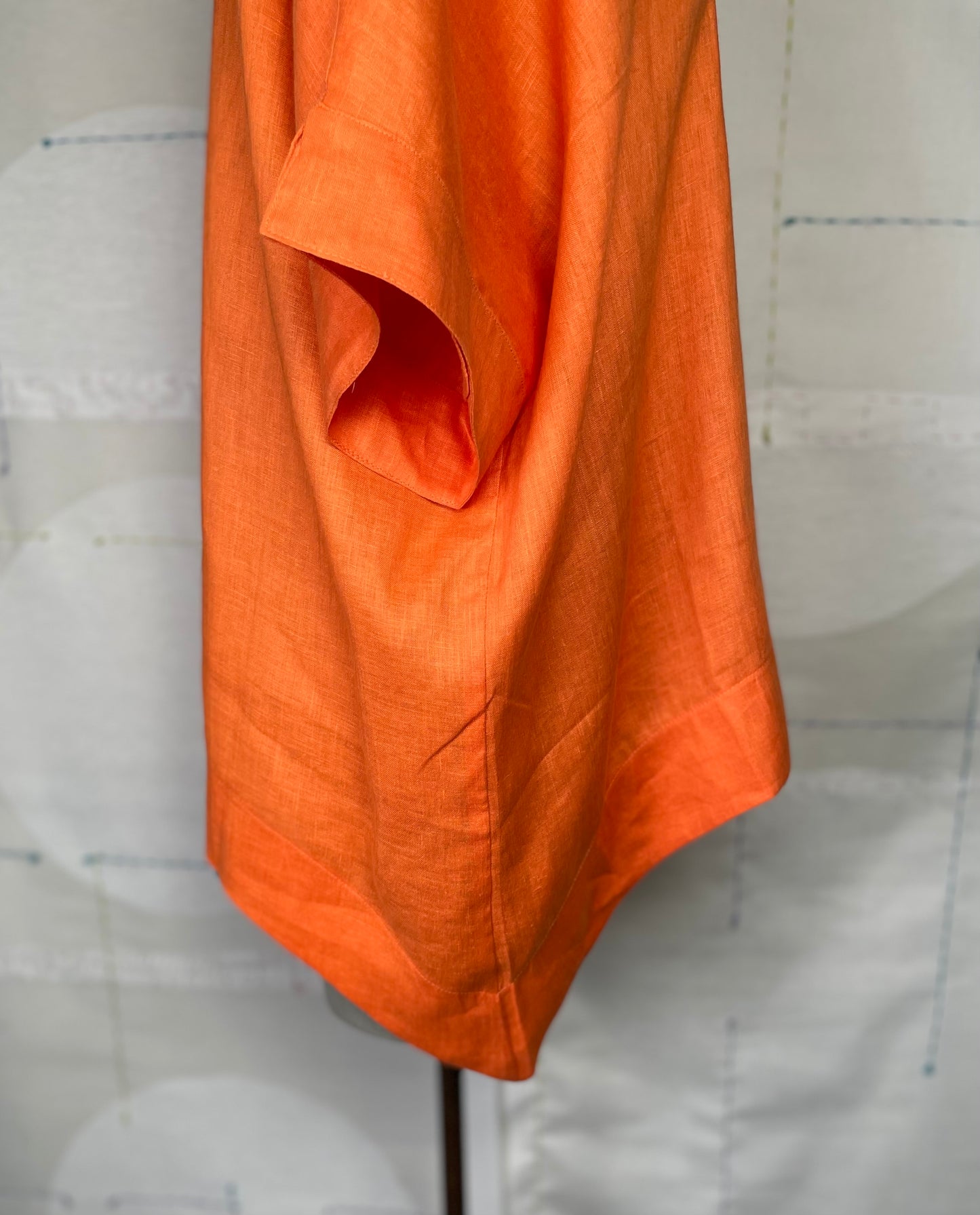 MSquare ~ Fleur Shirt - Vivid Orange