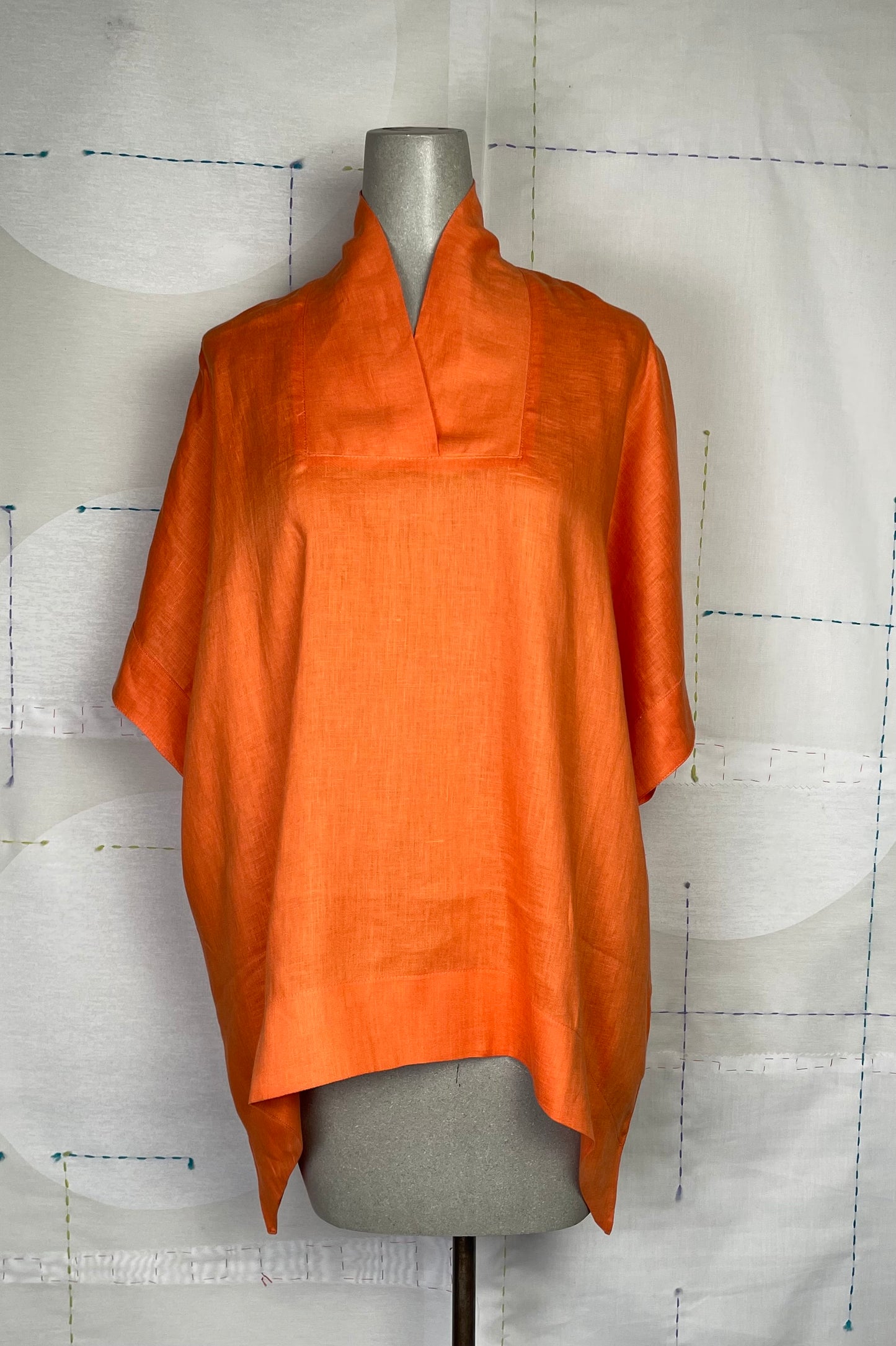 MSquare ~ Fleur Shirt - Vivid Orange