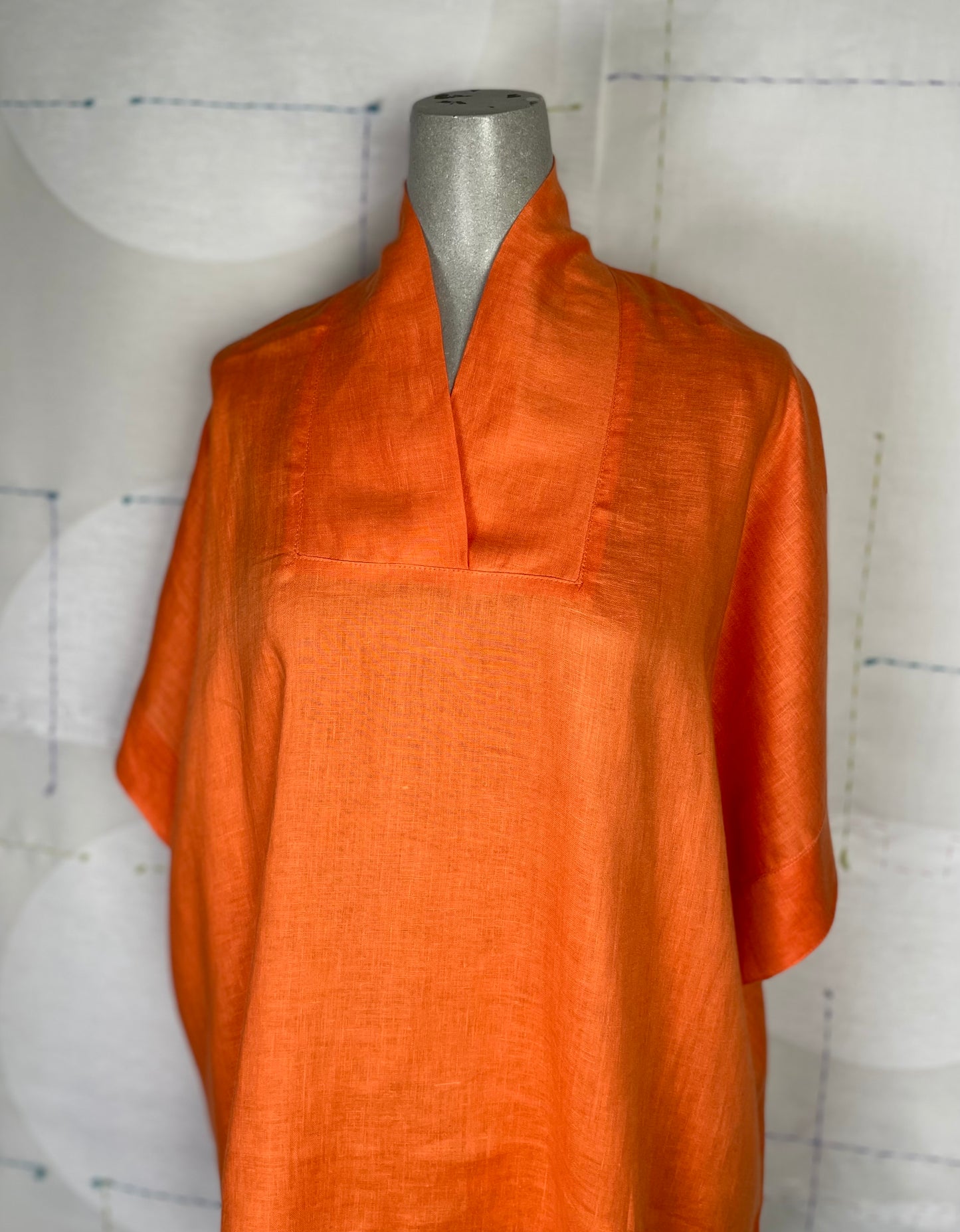 MSquare ~ Fleur Shirt - Vivid Orange