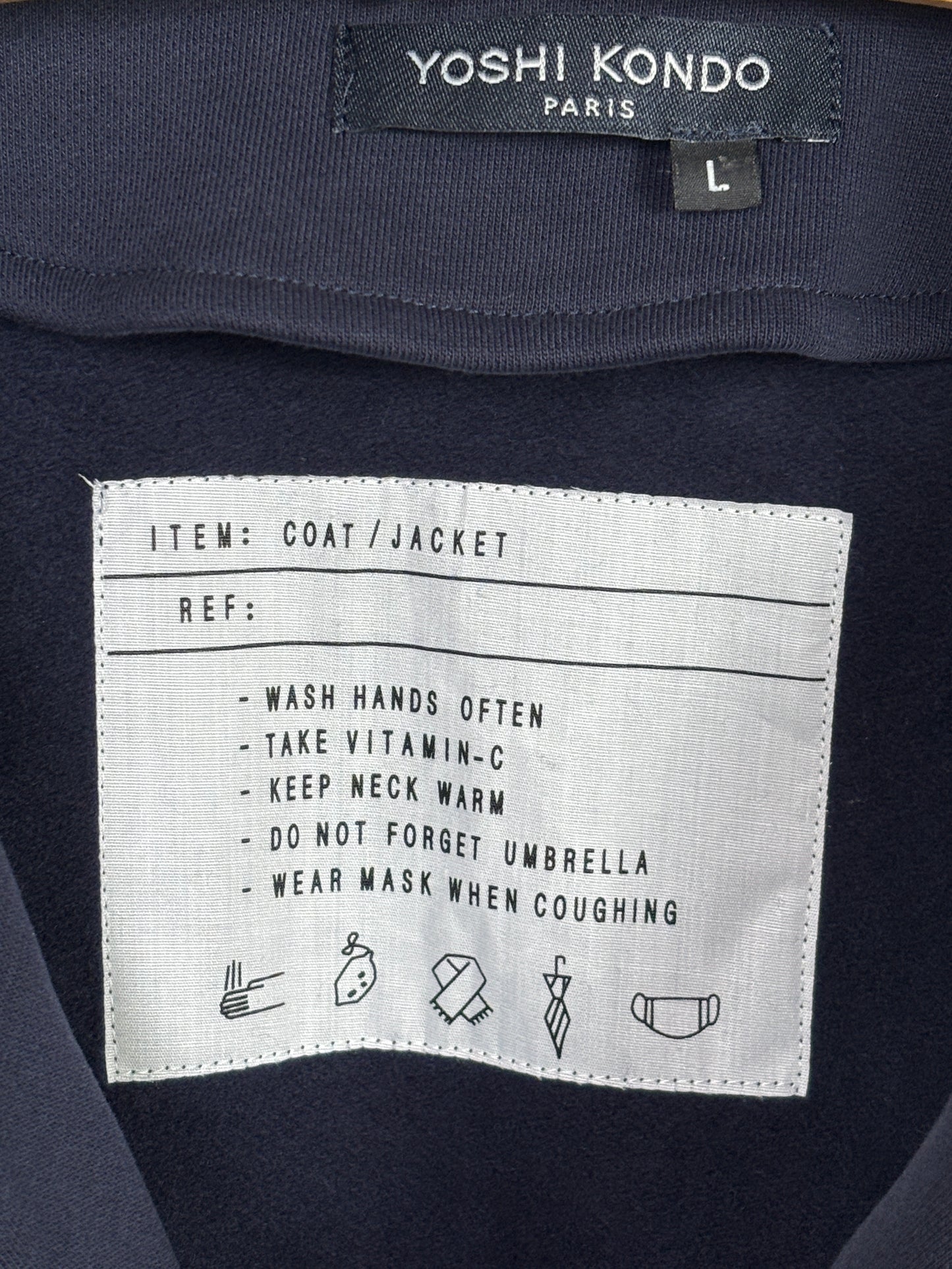 Yoshi Kondo ~ Image Coat - Navy