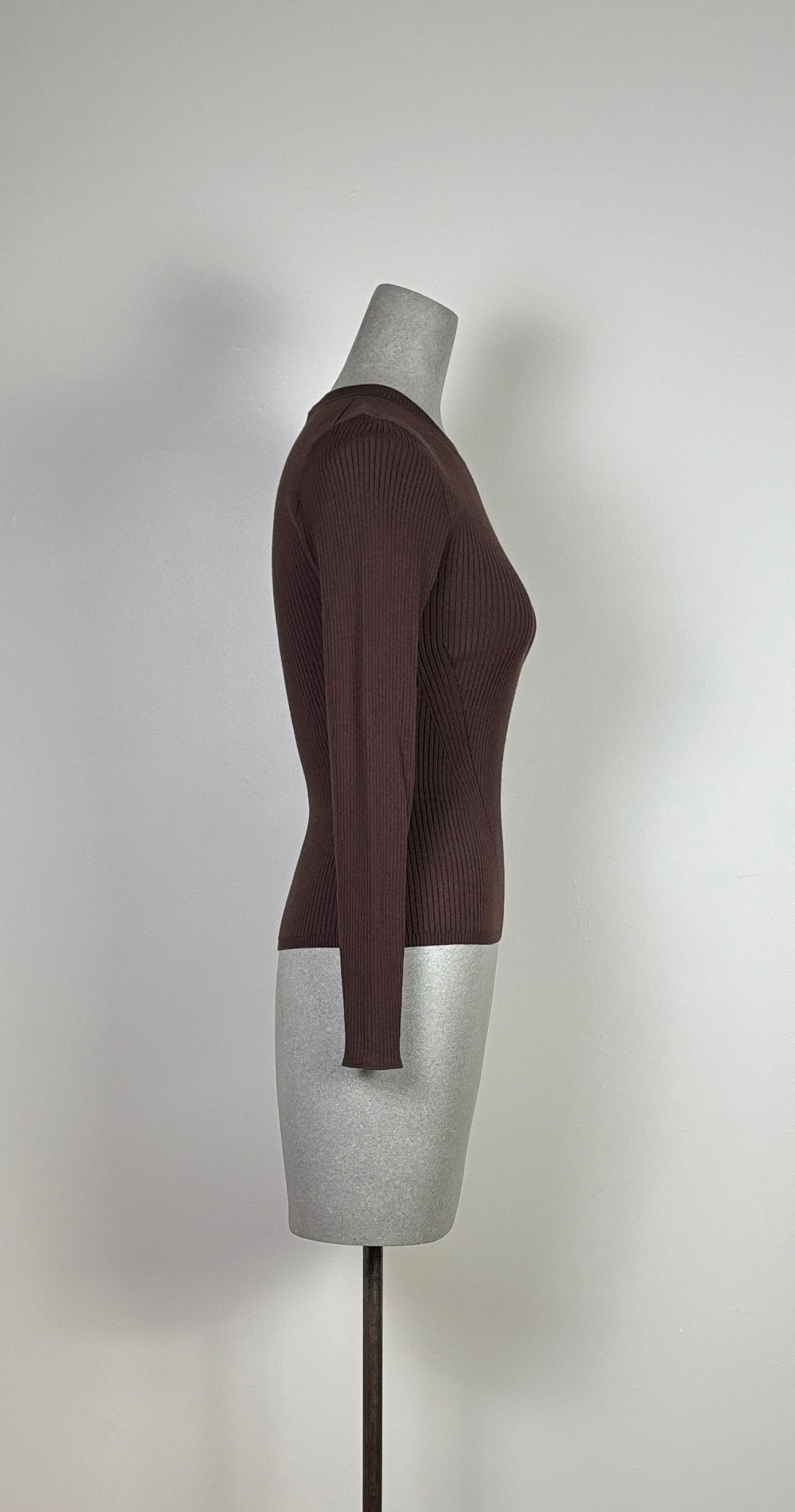 Lilla P. ~ Fitted Crewneck Sweater - Mink