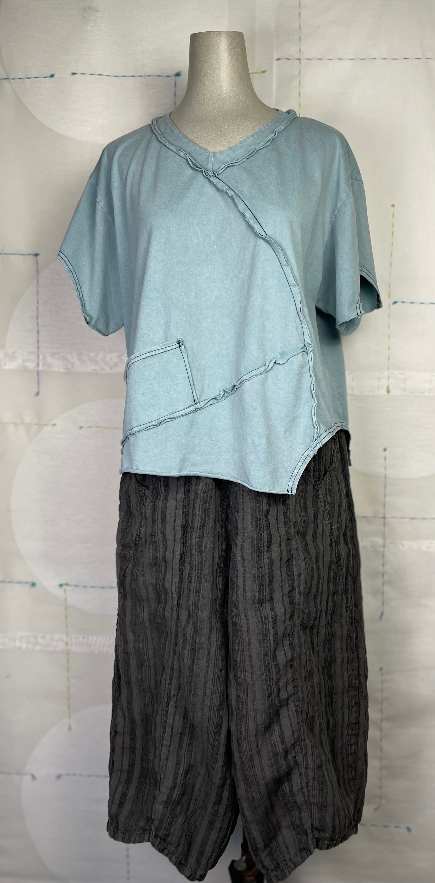 Cynthia Ashby ~ Bet Top - Acid Wash