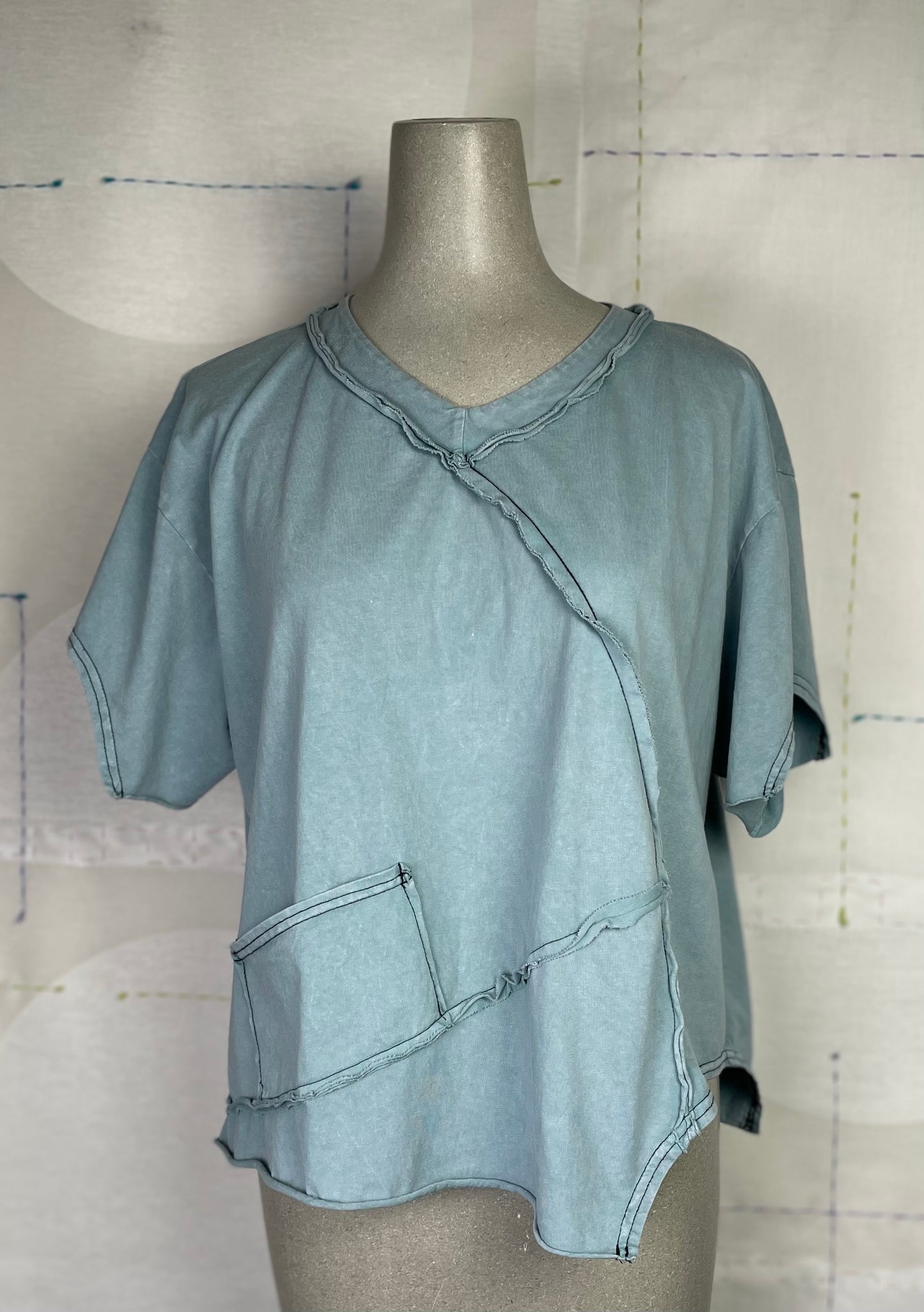 Cynthia Ashby ~ Bet Top - Acid Wash