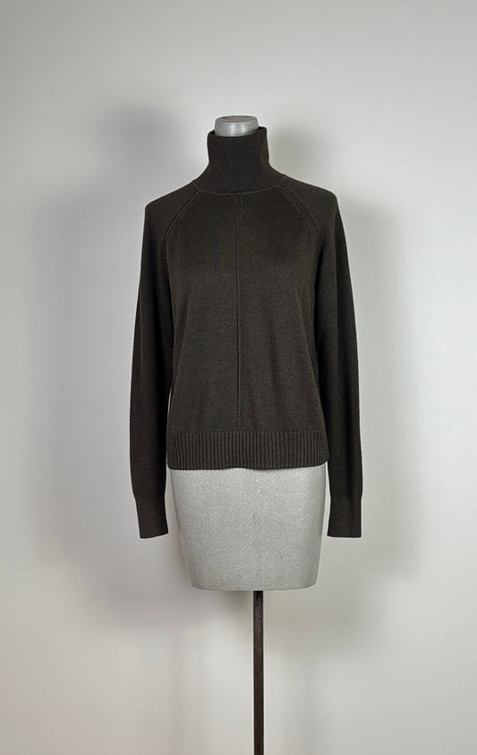 Lilla P. ~  Relaxed Turtleneck Sweater - Fir