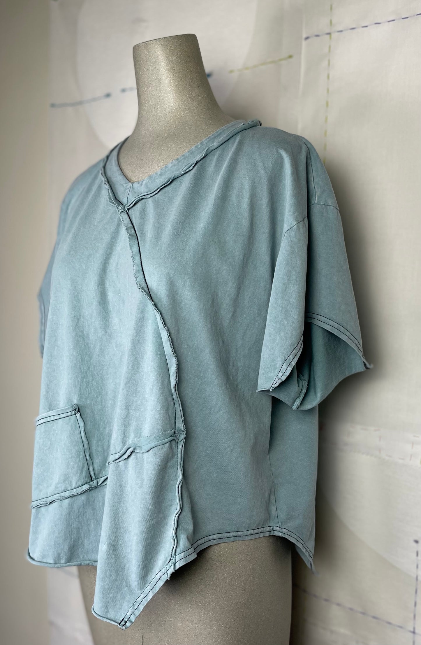 Cynthia Ashby ~ Bet Top - Acid Wash