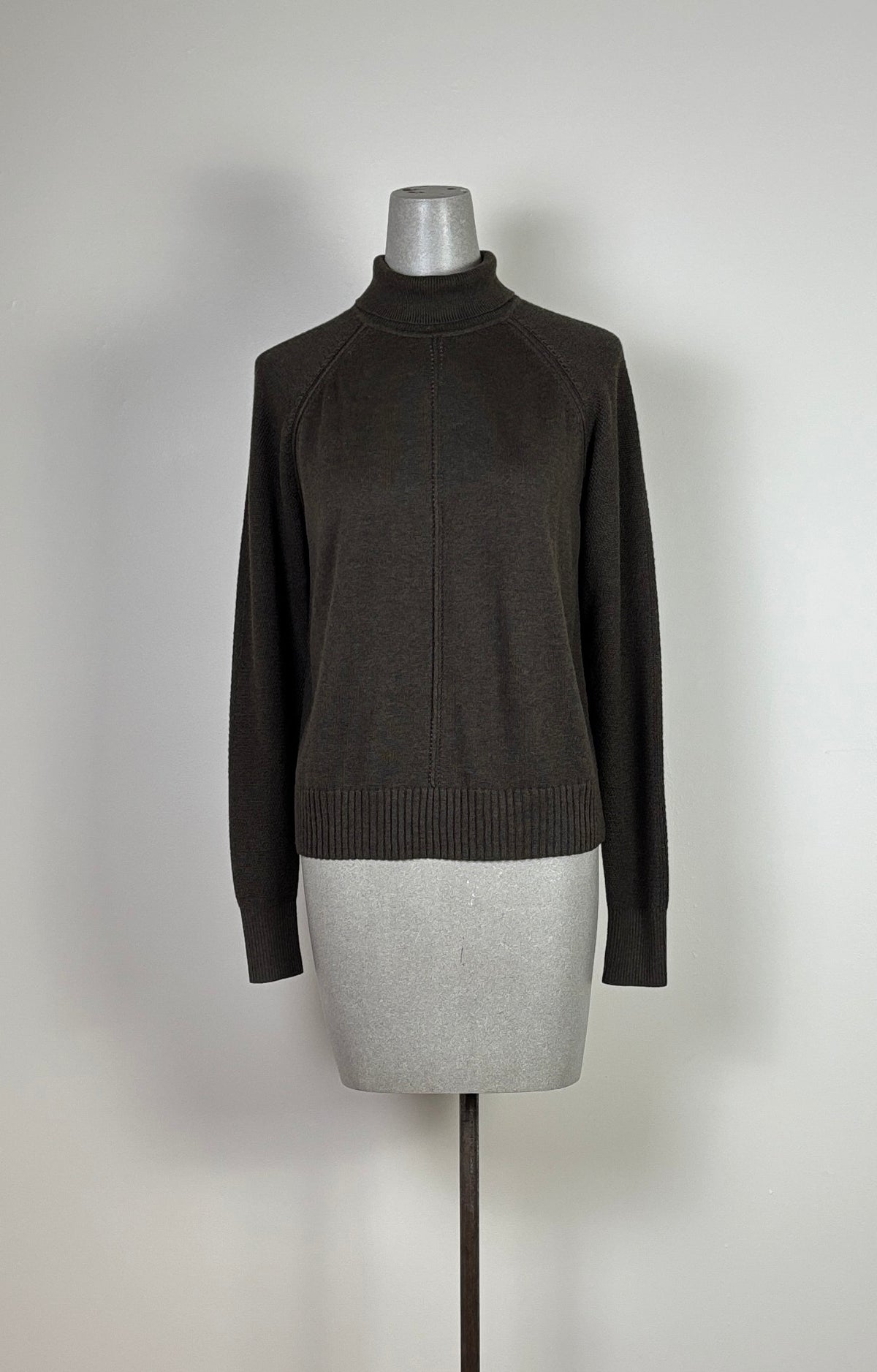 Lilla P. ~ Relaxed Turtleneck Sweater - Fir