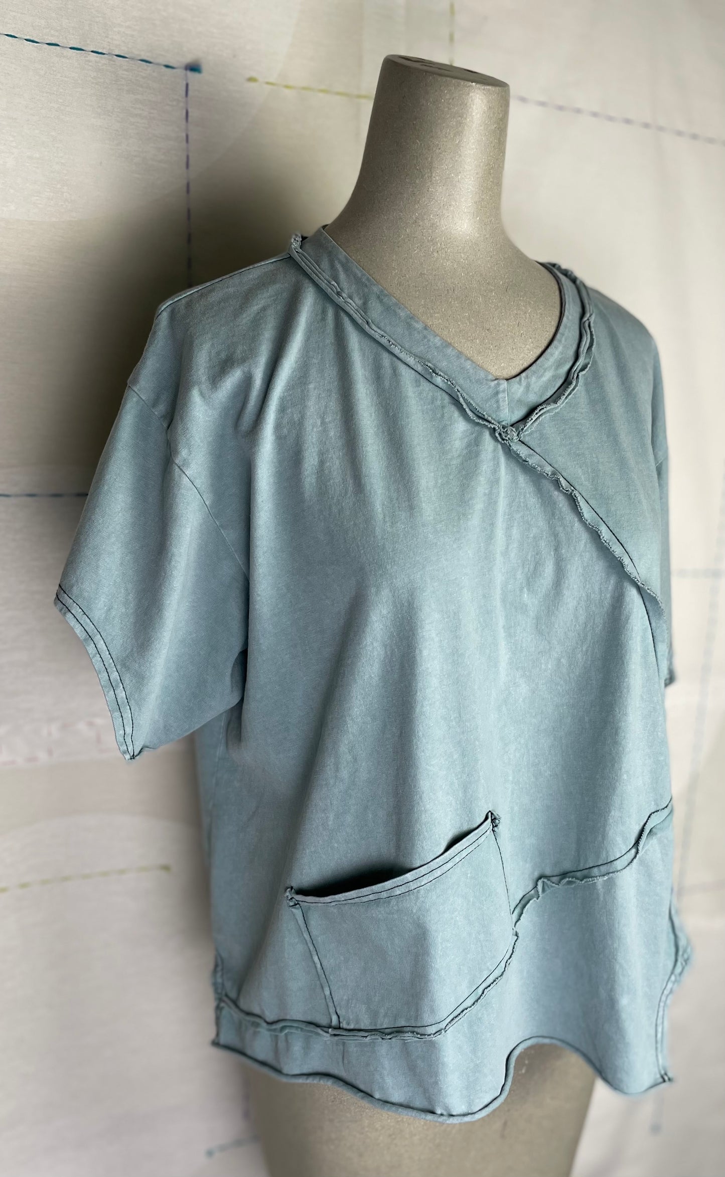 Cynthia Ashby ~ Bet Top - Acid Wash