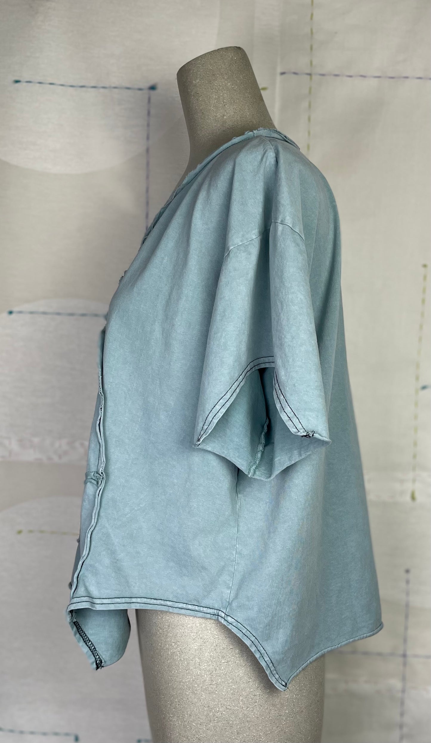 Cynthia Ashby ~ Bet Top - Acid Wash