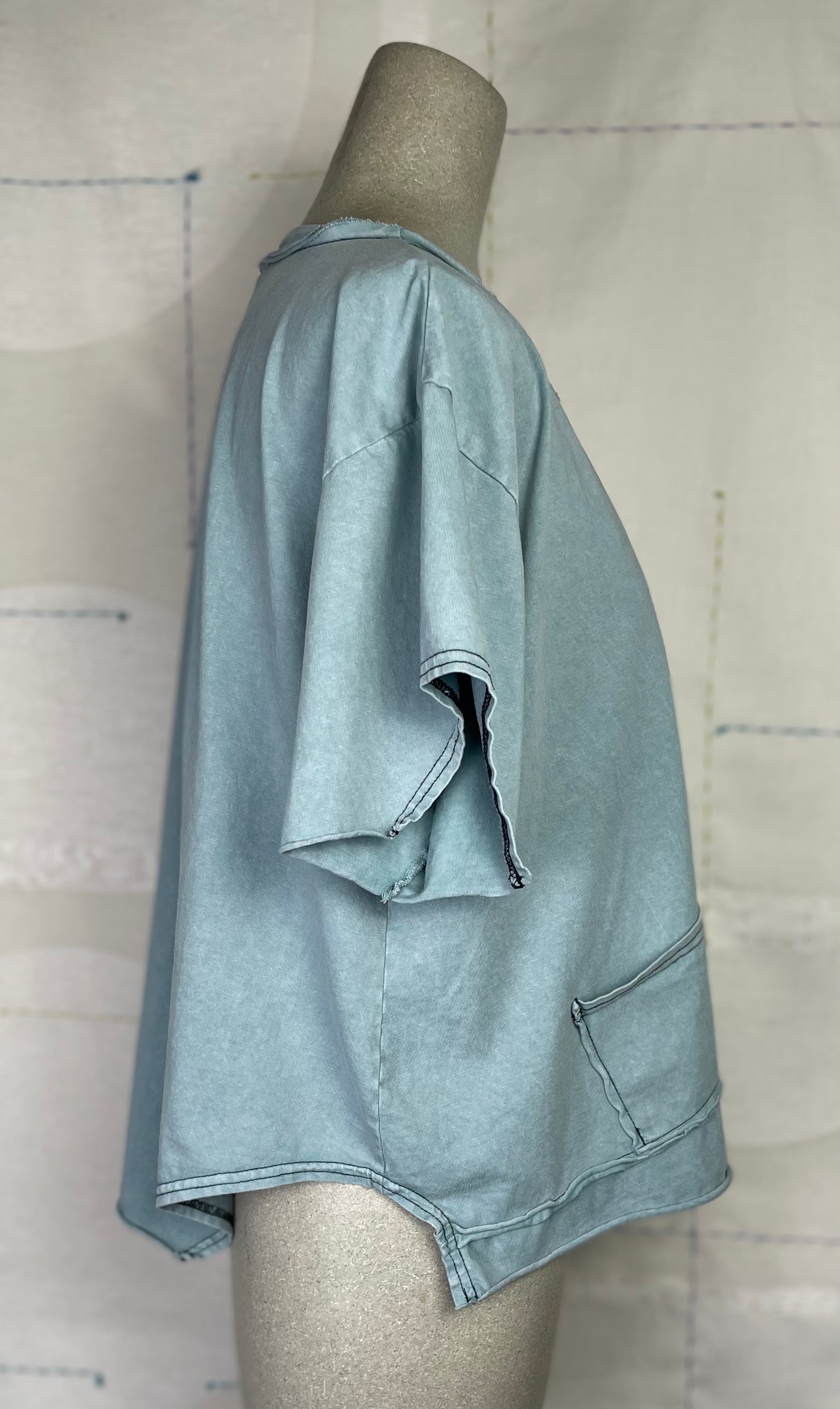 Cynthia Ashby ~ Bet Top - Acid Wash