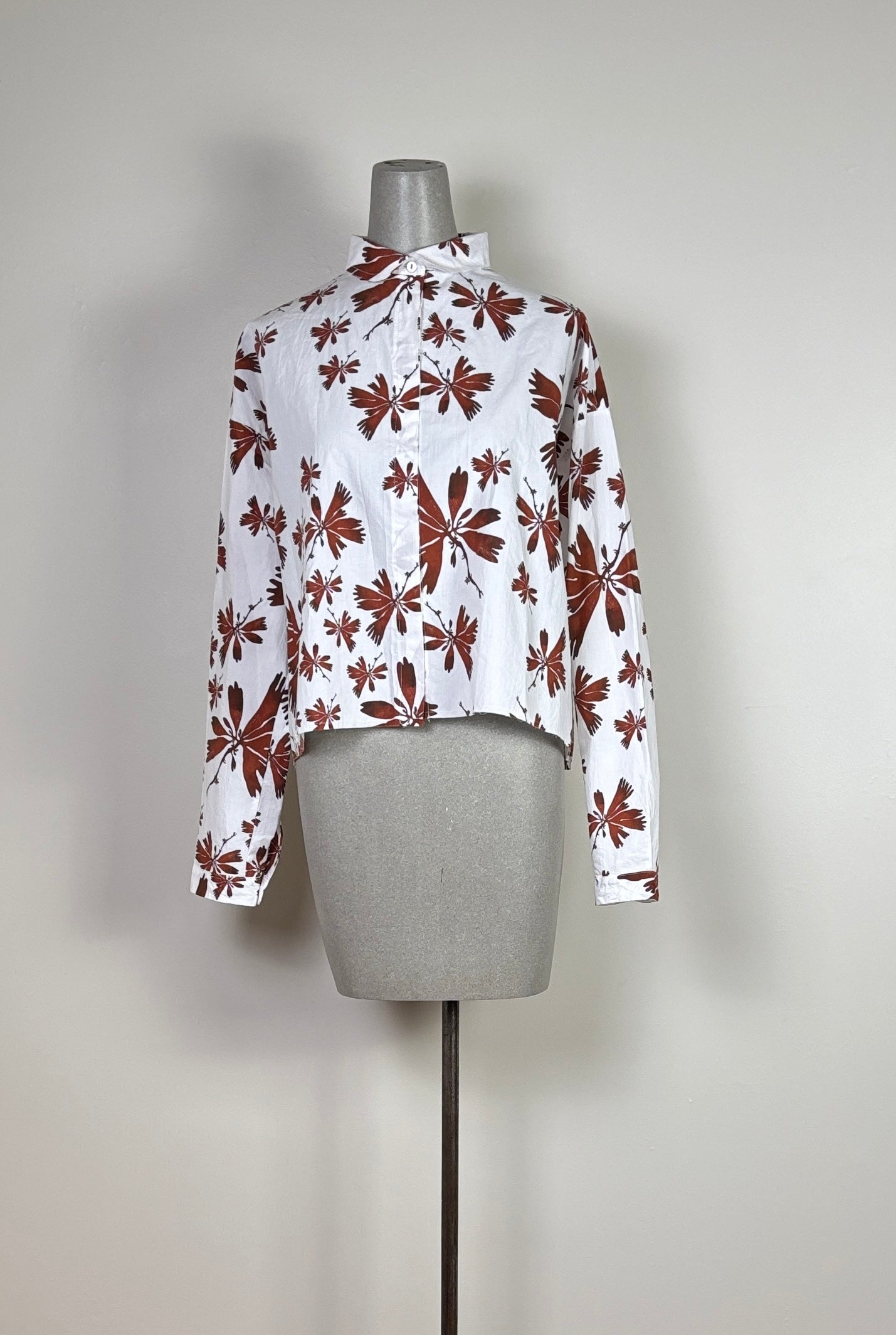 H+ Hannoh Wessel ~ Shirt Cecile - Red Flowers