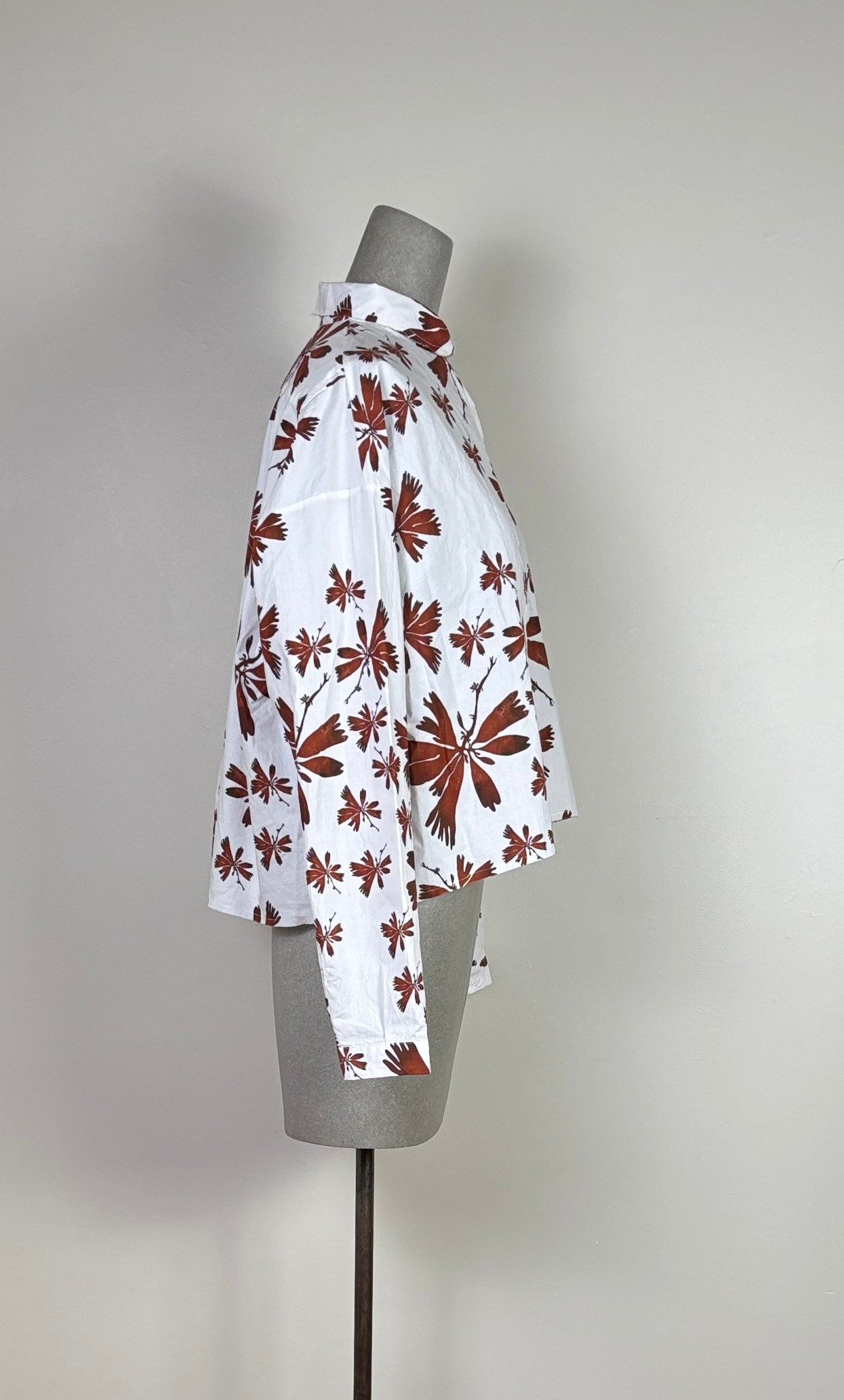 H+ Hannoh Wessel ~ Shirt Cecile - Red Flowers