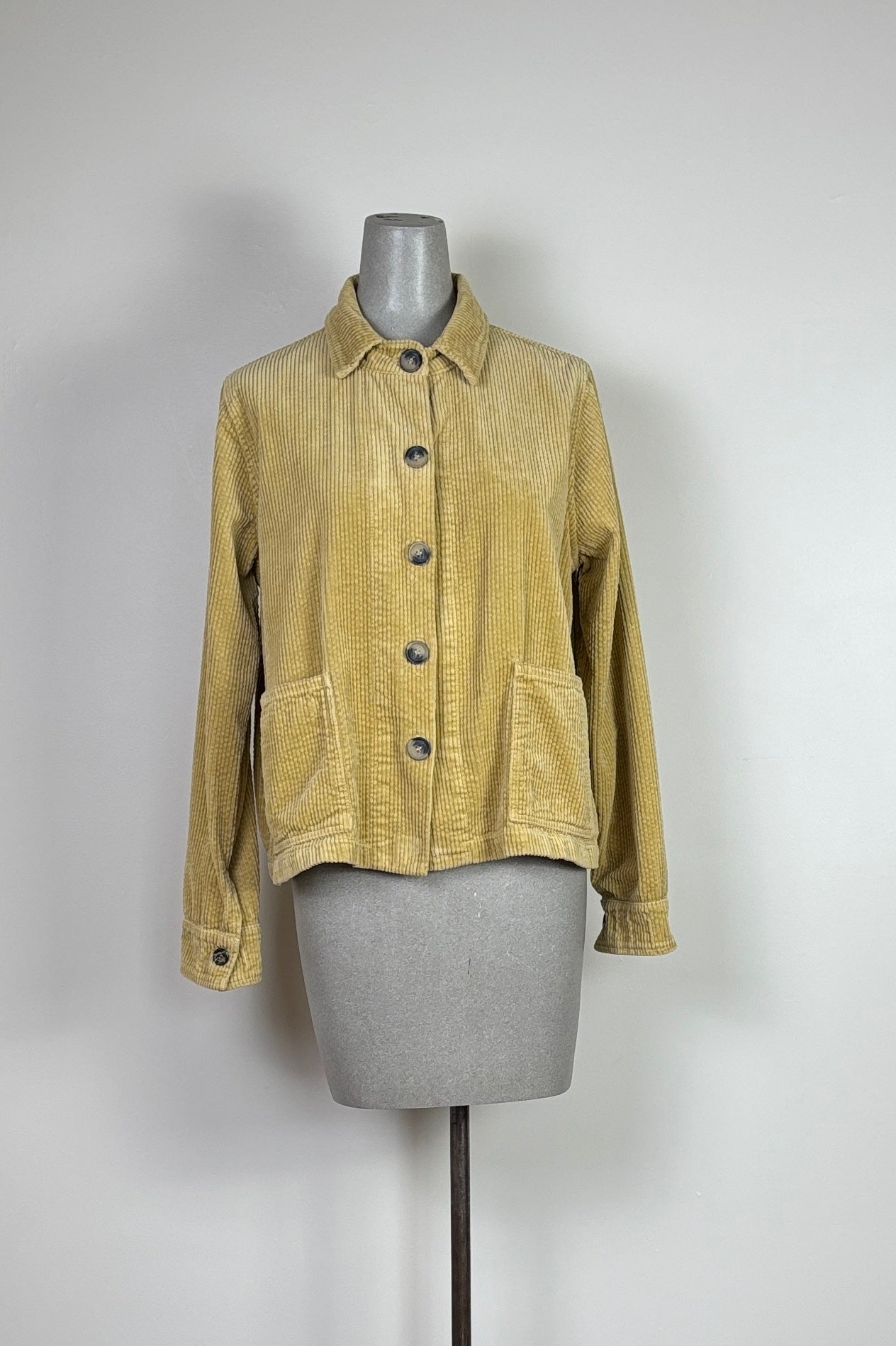 Cut Loose ~ Cropped Jacket - Mustard Seed