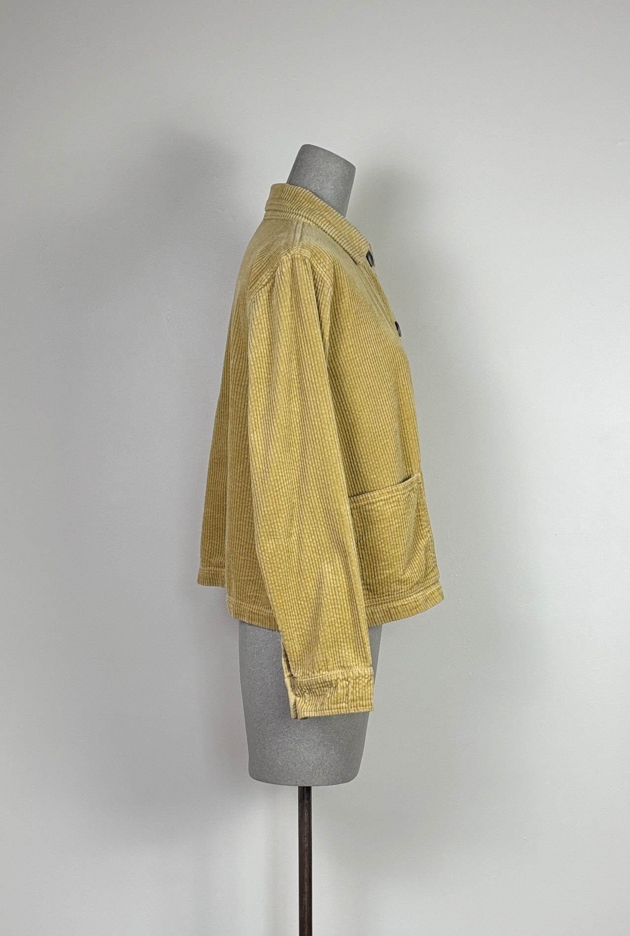 Cut Loose ~ Cropped Jacket - Mustard Seed