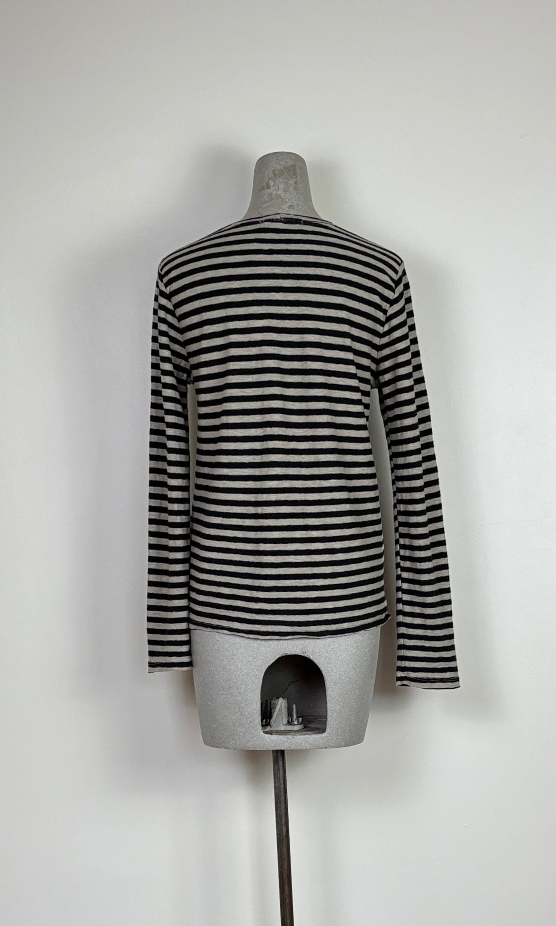 Cut Loose ~ Easy Tee - Black/Lentil Stripe