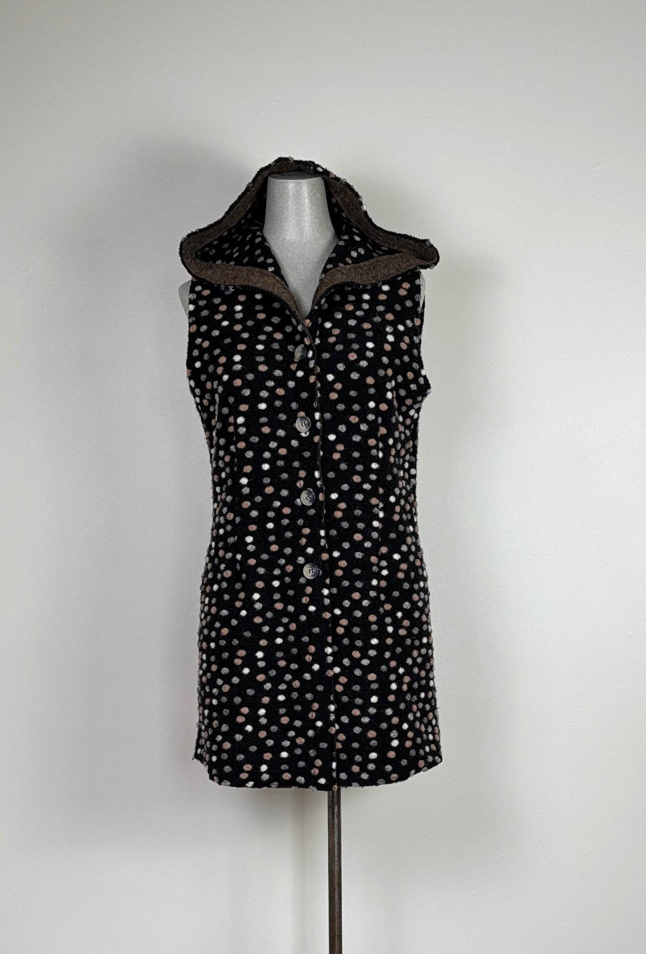 Cut Loose ~ Hooded Vest - Multi Dots
