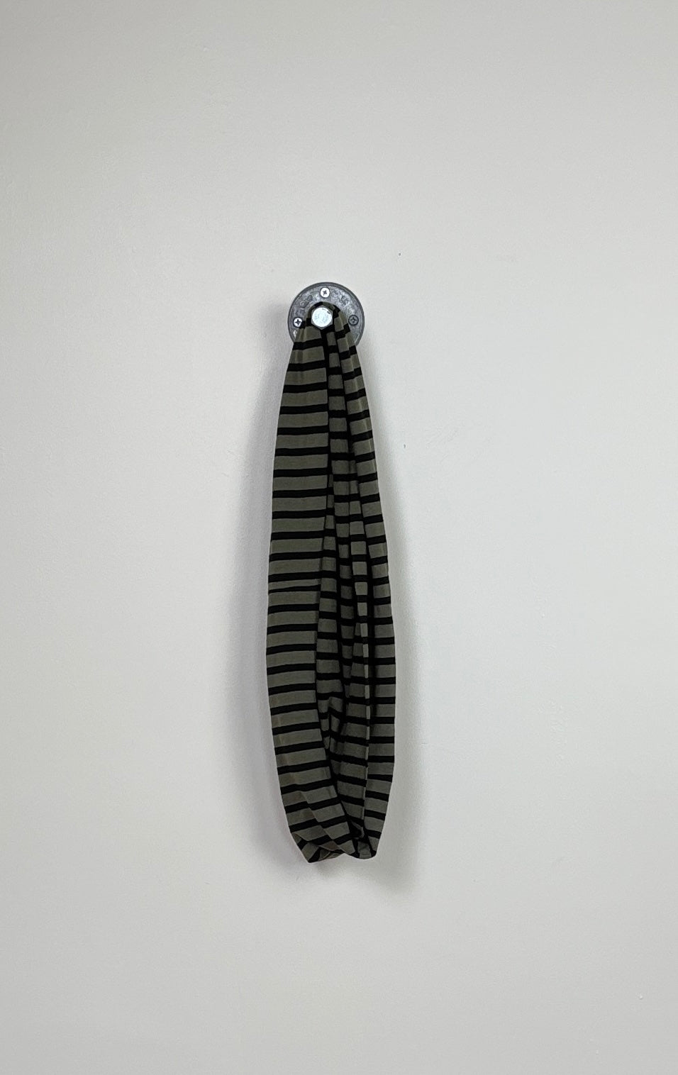 Cut Loose ~ Striped Fleece Cowl - Kelp