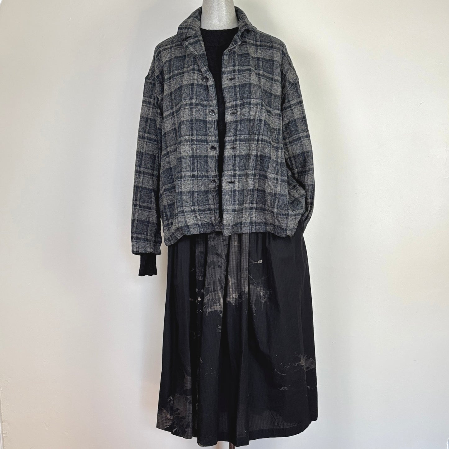 Pas de Calais ~ Triple Low Twist Cotton Coverall - Charcoal