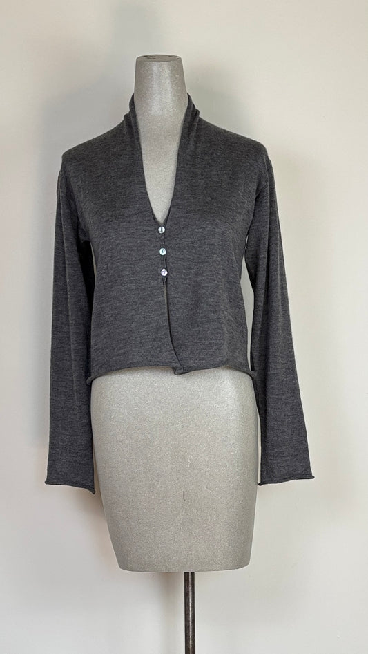 MJW  ~  V Cardigan - Grey