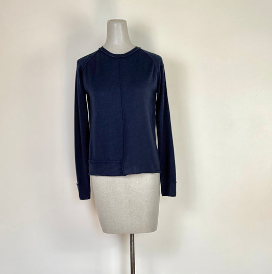 MJW  ~  Round Neck Pullover - Navy