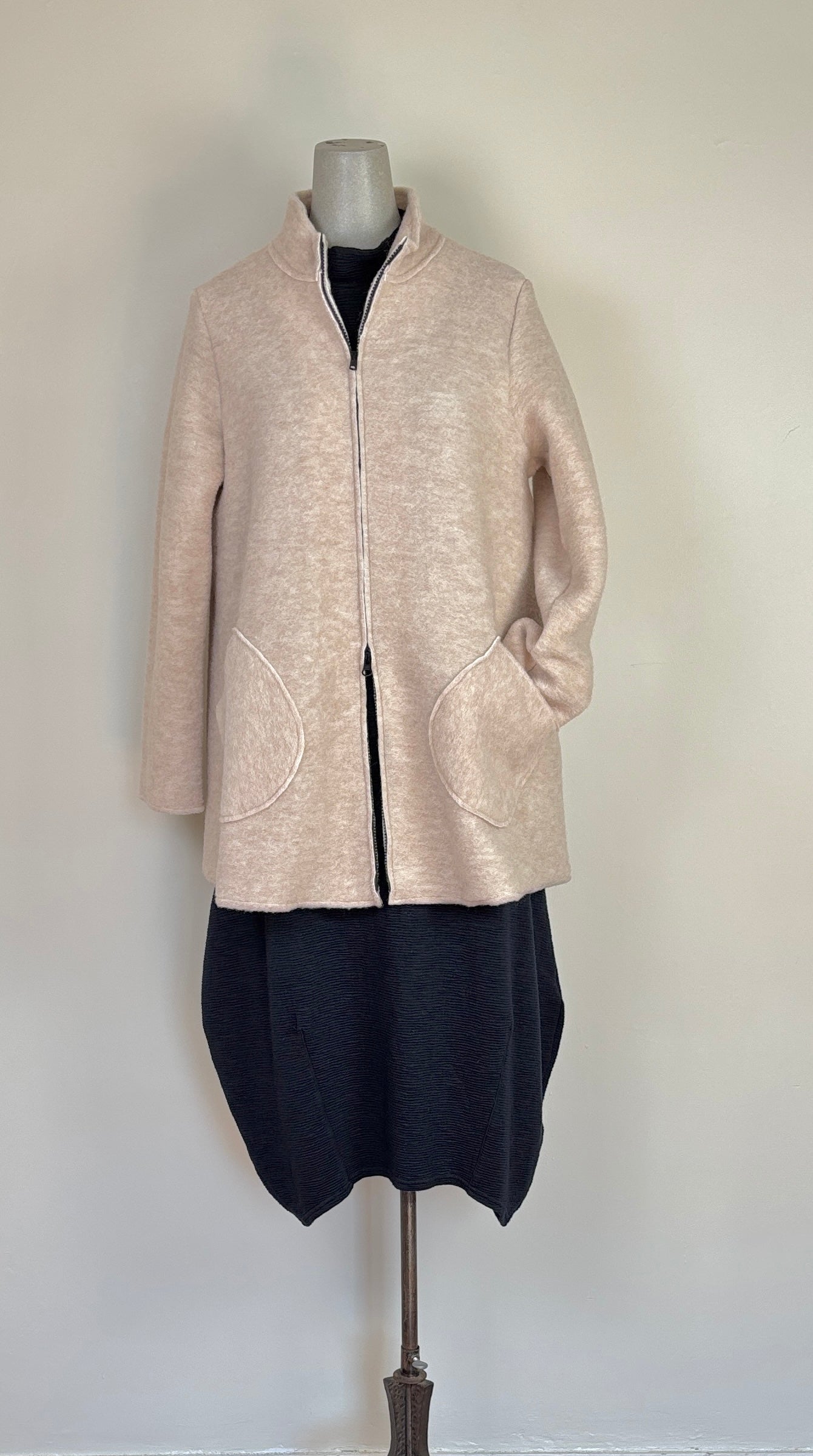 Cut Loose ~ Zip Swing Jacket - Moonbeam