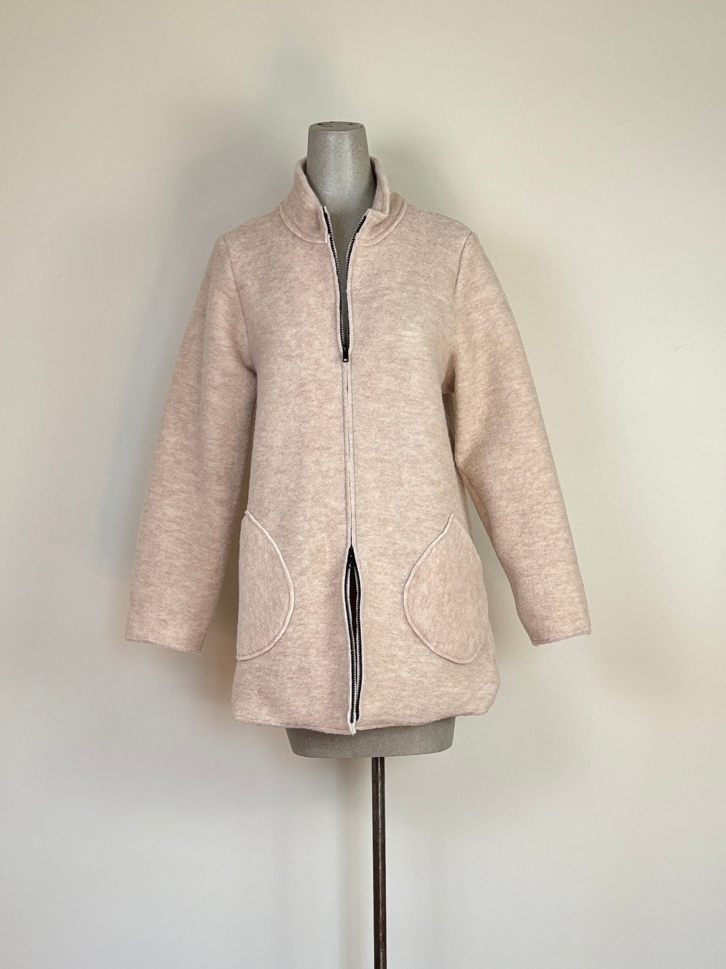 Cut Loose ~ Zip Swing Jacket - Moonbeam
