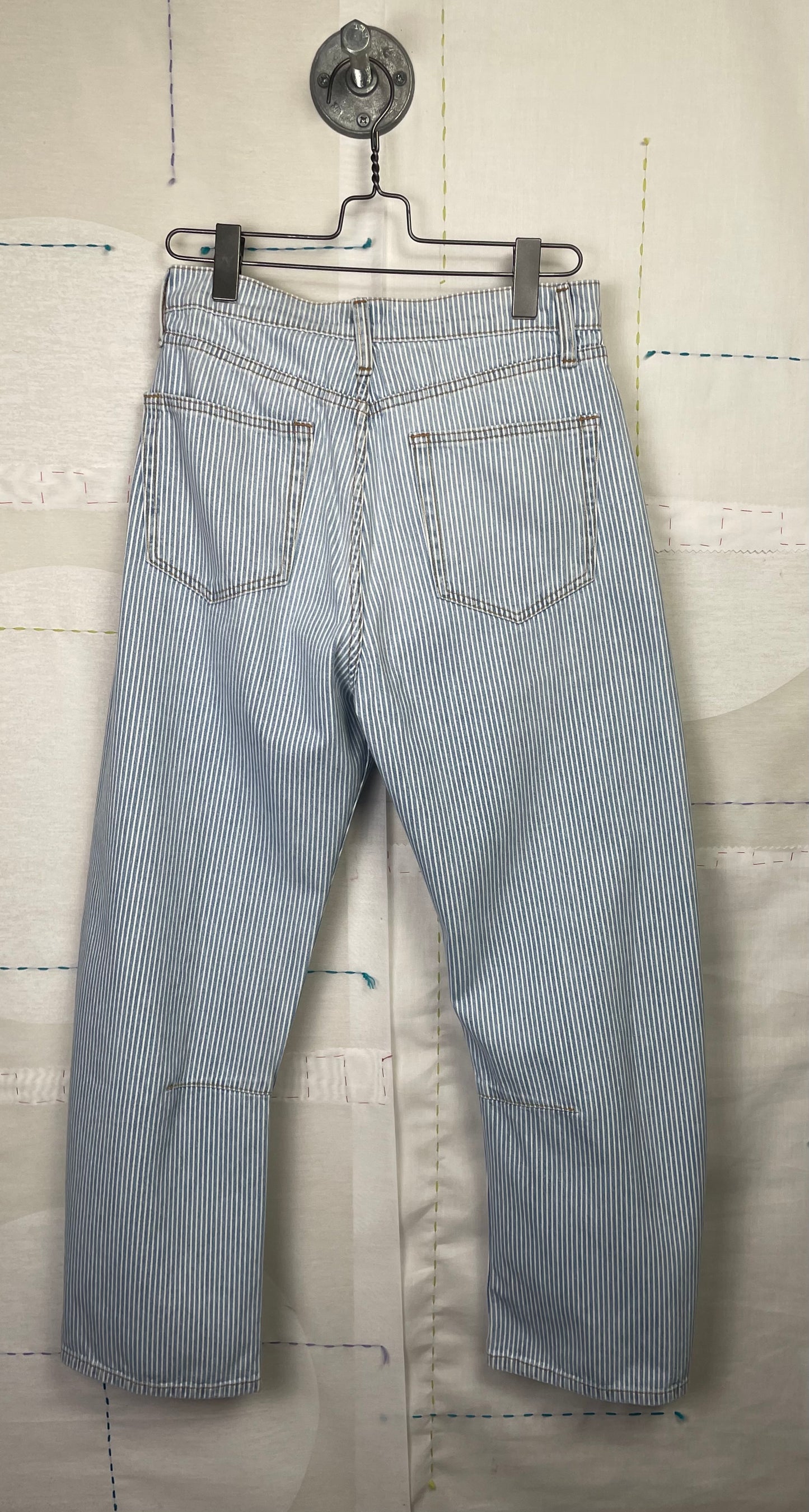 Road to Nowhere Pilon Railroad Stripe Pant - Powder Blue