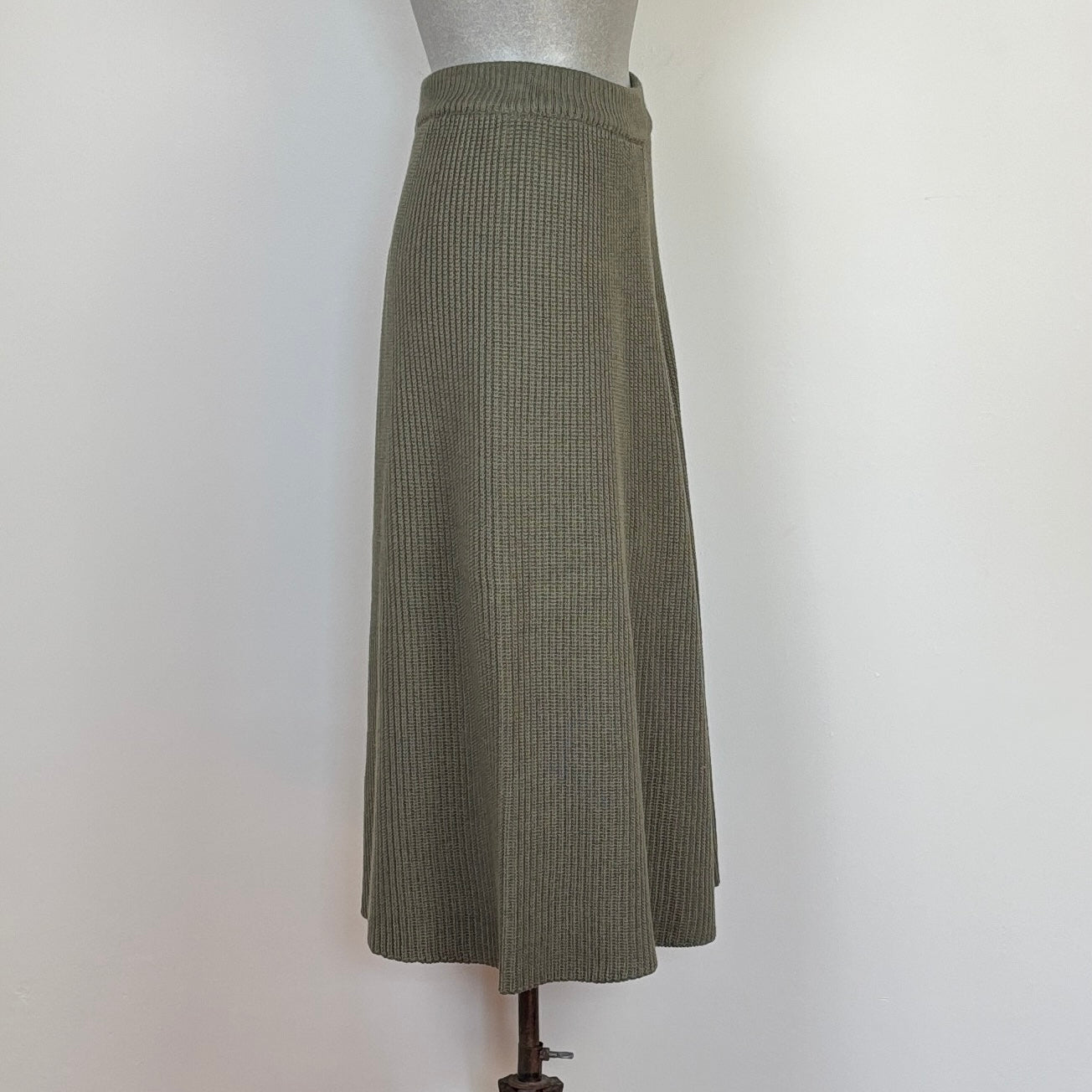 Beaumont Organic  ~  Mio, Organic Cotton Skirt - Soft Khaki