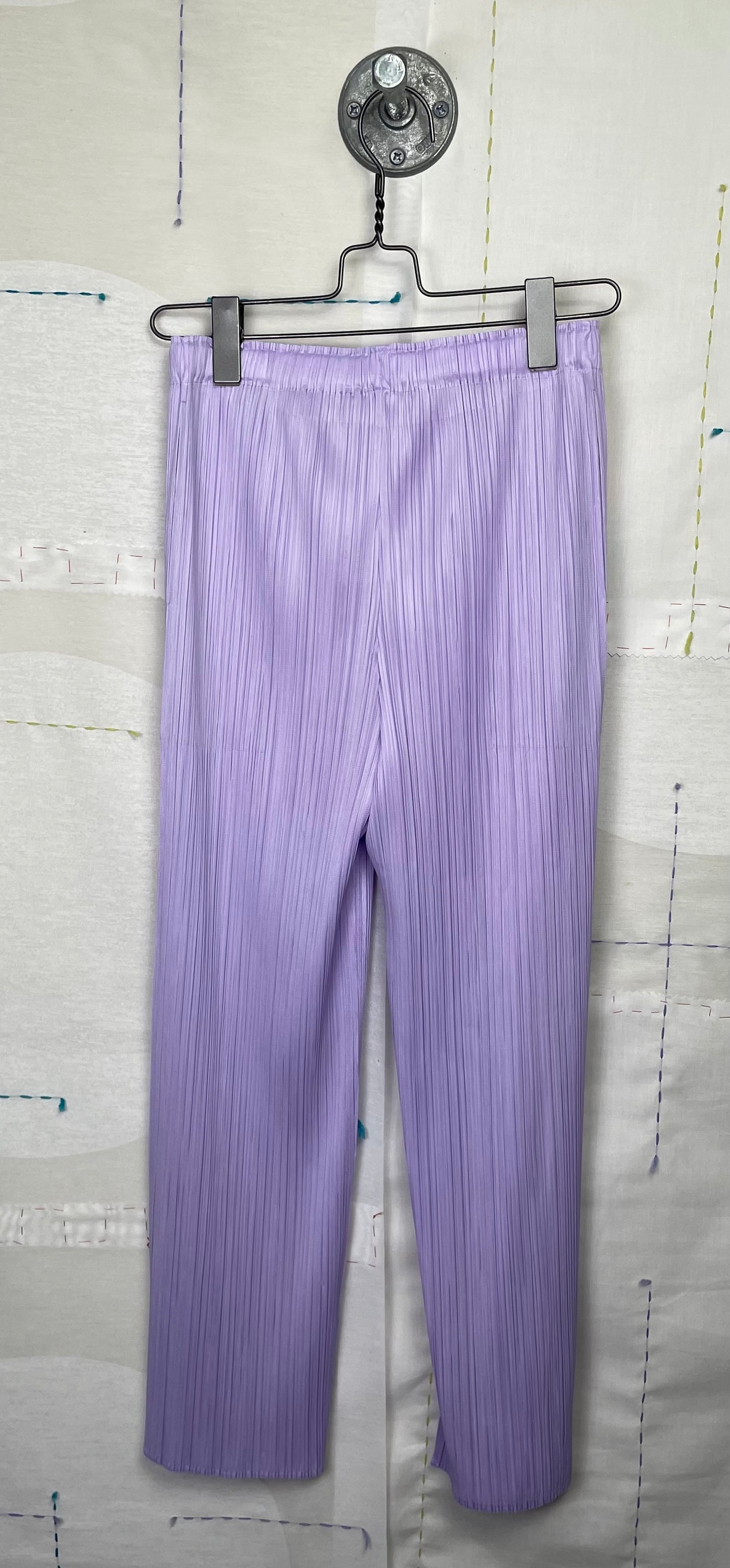 Pleats Please Issey Miyake  ~  Monthly Colors April Pants - Purple Onion