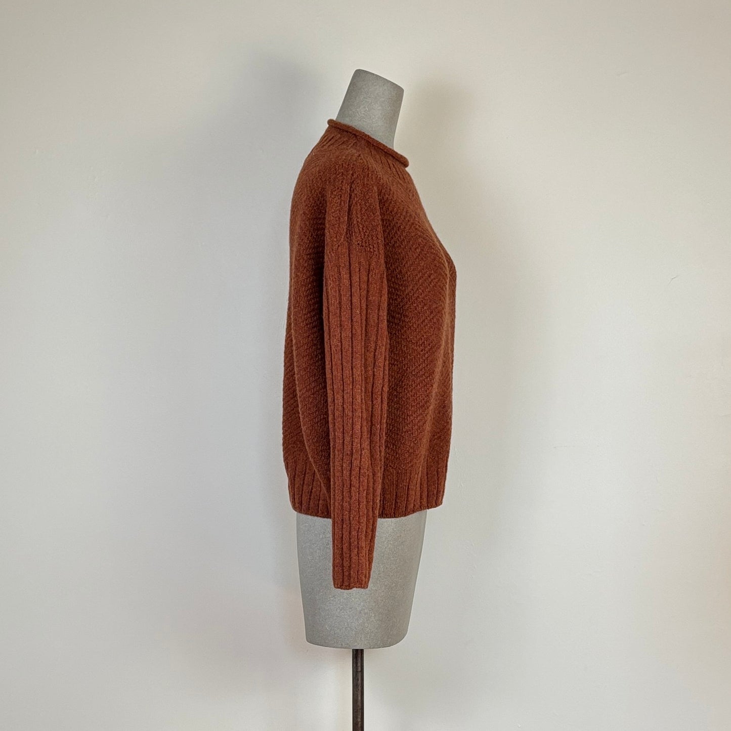 Beaumont Organic  ~  Shika, Lambswool Sweater - Rust Marl