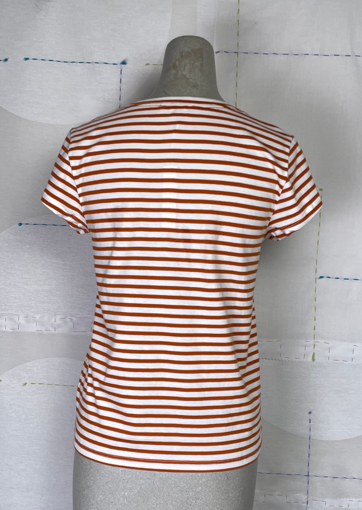 Lilla P. ~ Striped Scoop Neck - Sienna Stripe