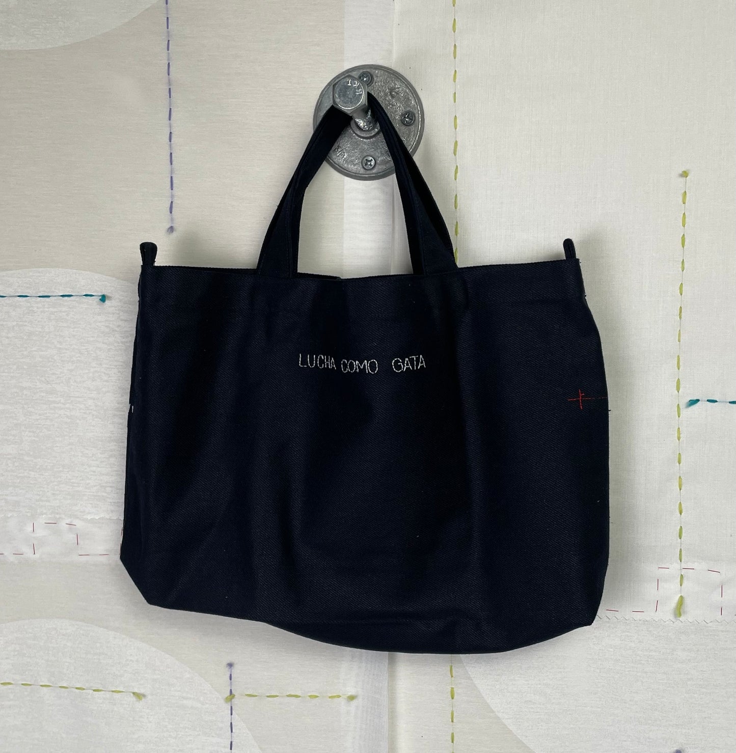 Cats With A Heart  ~  Camila Tote Bag - Navy