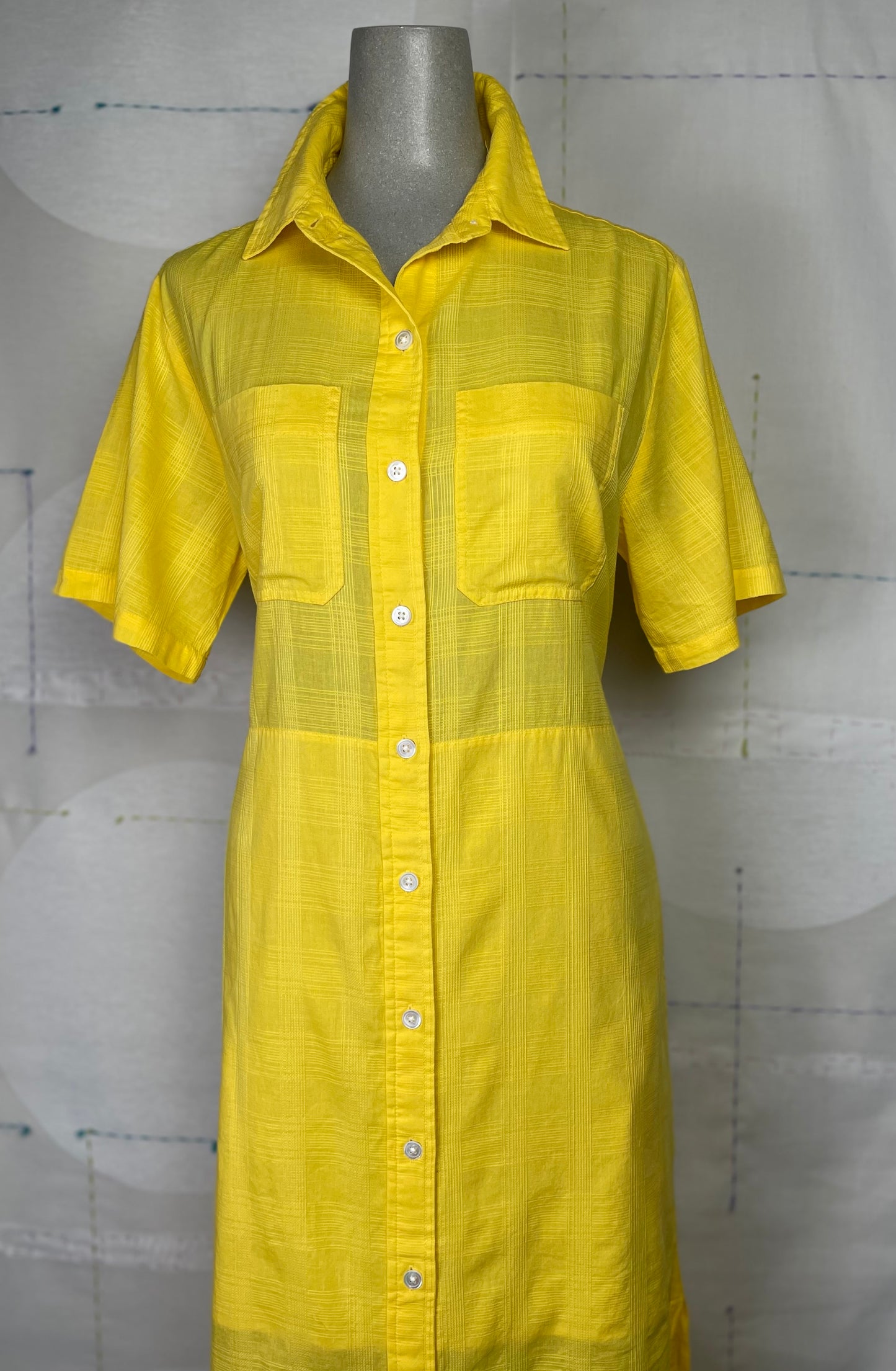 Lilla P. ~ Belted Shirt Dress - Saffron