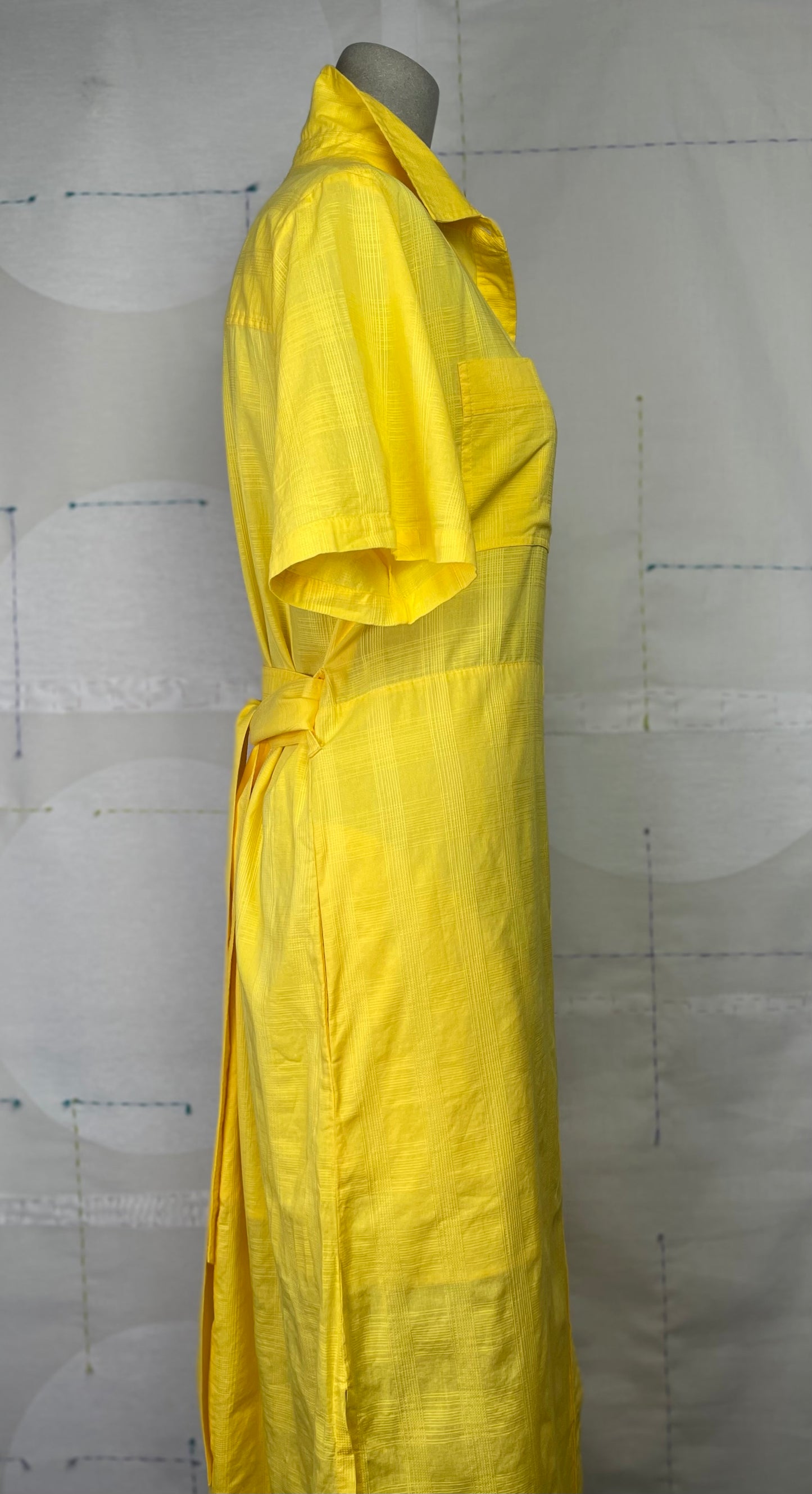 Lilla P. ~ Belted Shirt Dress - Saffron